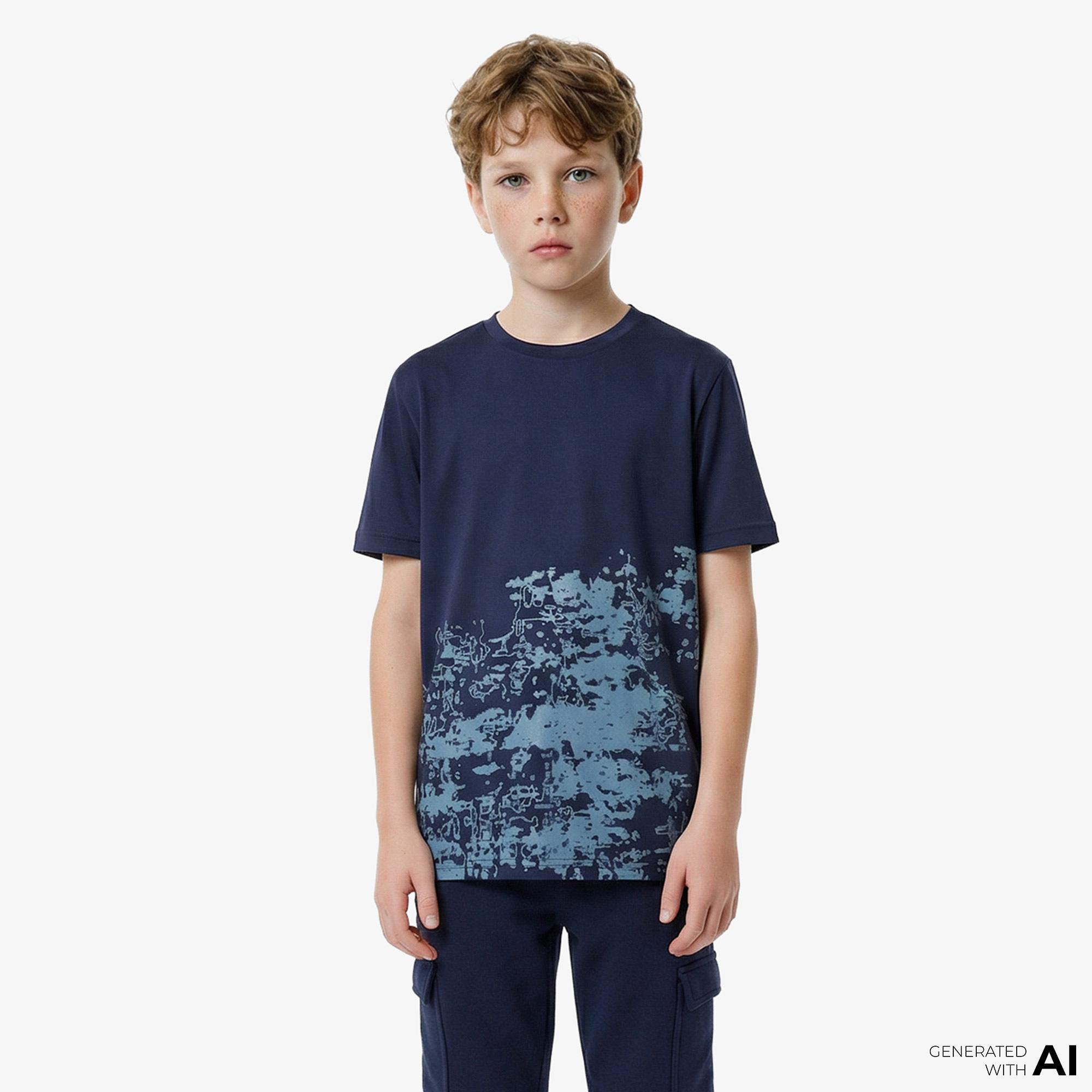 Energetics Derrik Çocuk Lacivert Günlük T-Shirt