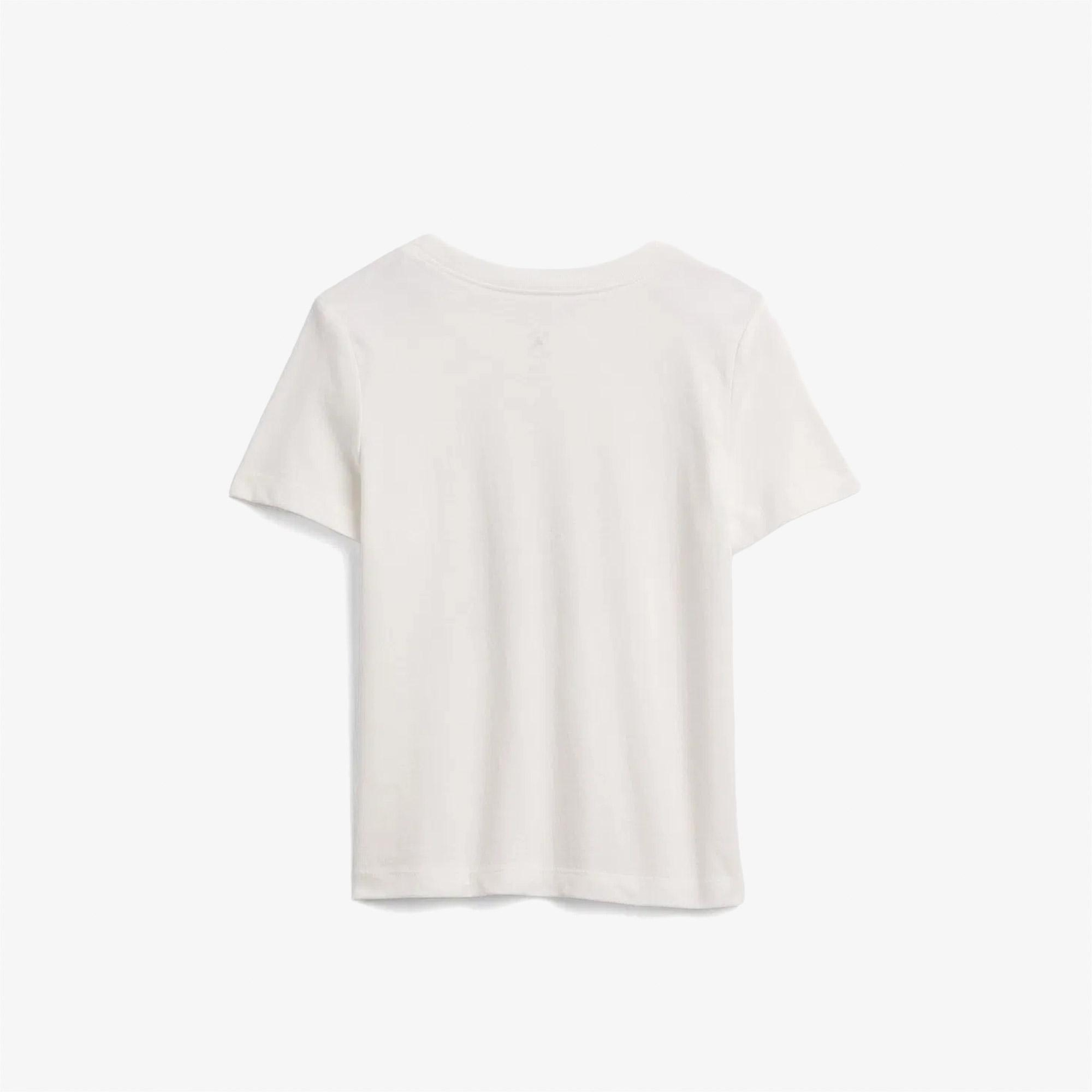 Gap Roket Grafik Baskılı Çocuk Beyaz T-Shirt