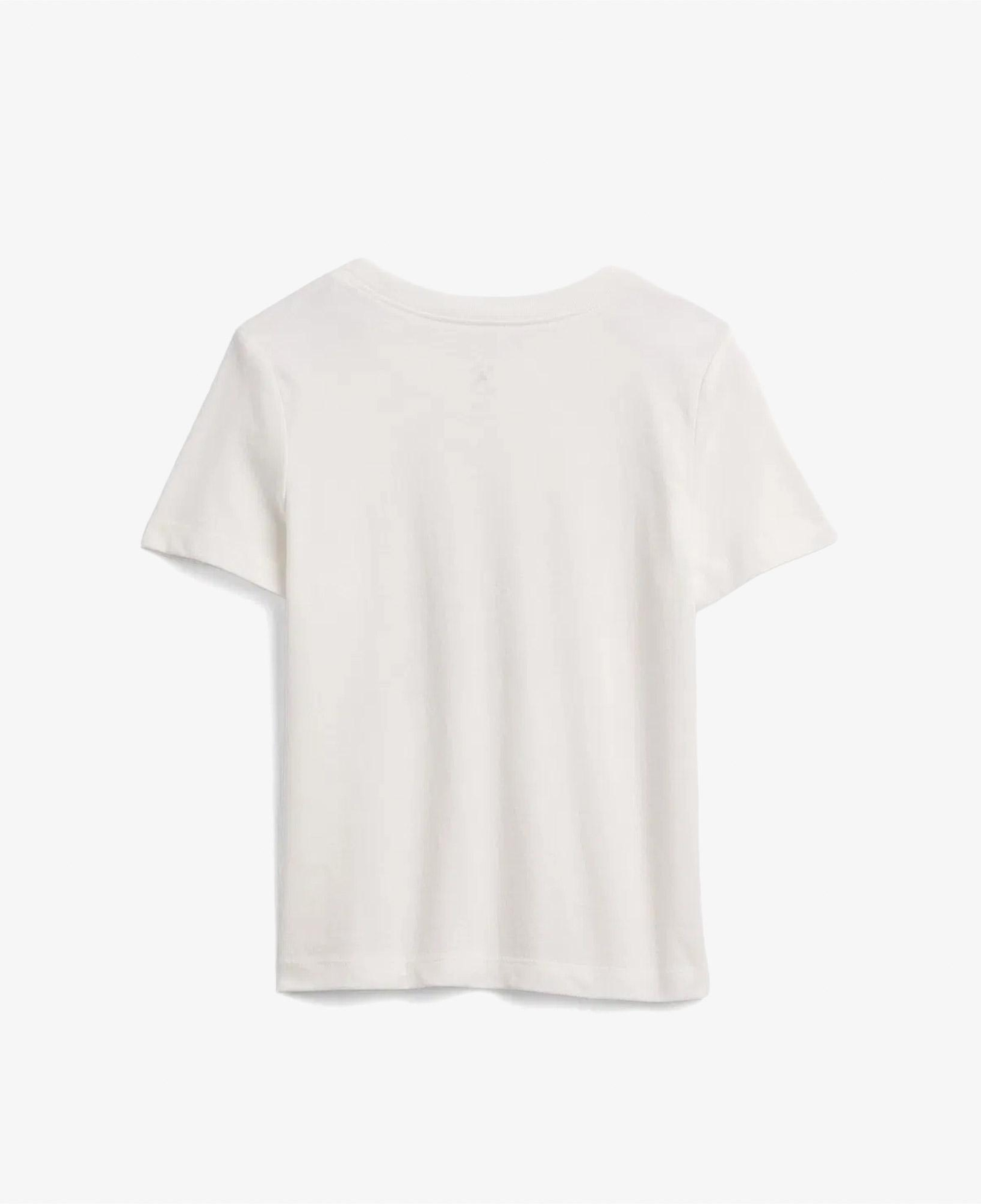 Gap Roket Grafik Baskılı Çocuk Beyaz T-Shirt