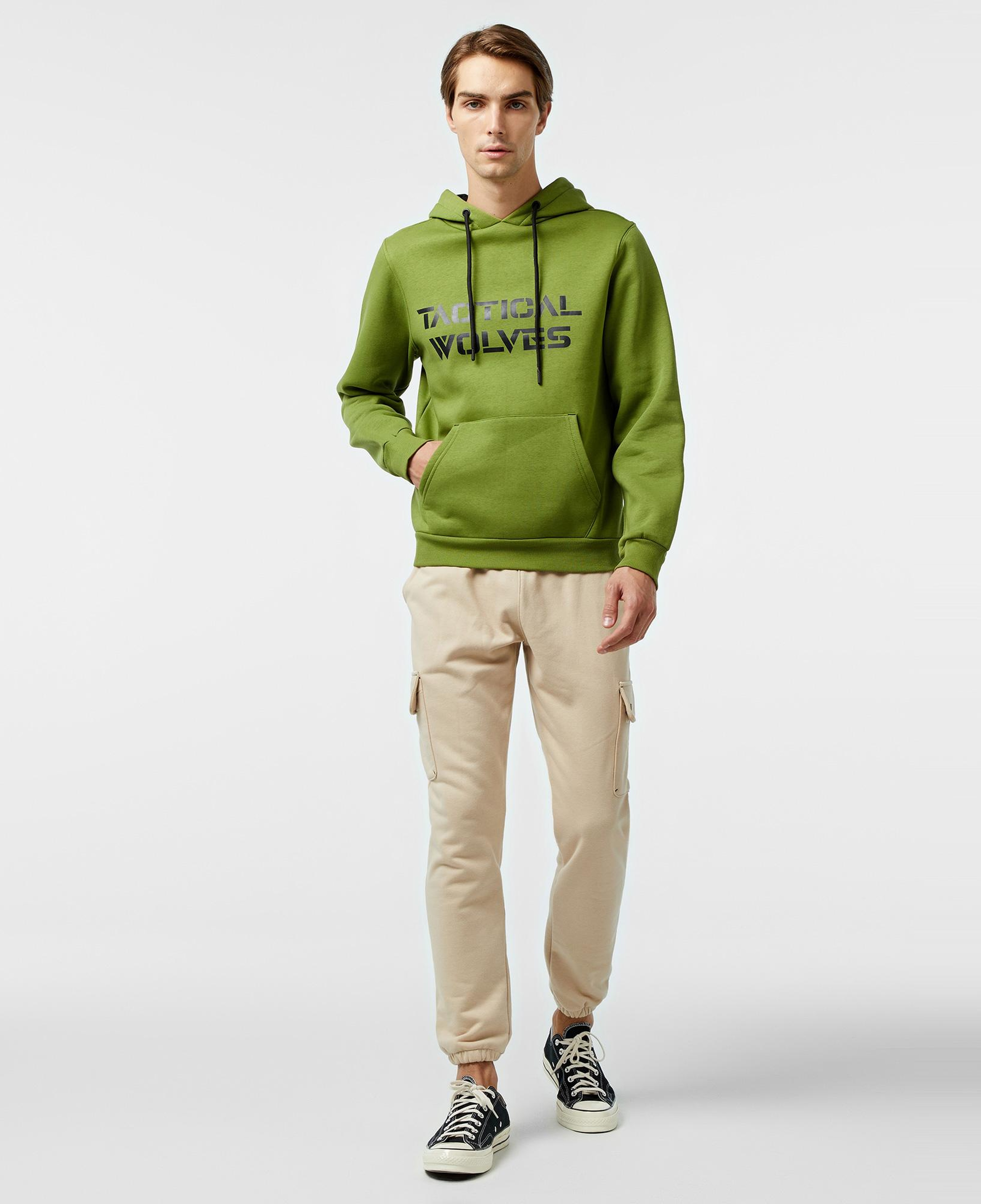 Tactical Wolves Classic Erkek Yeşil Sweatshirt