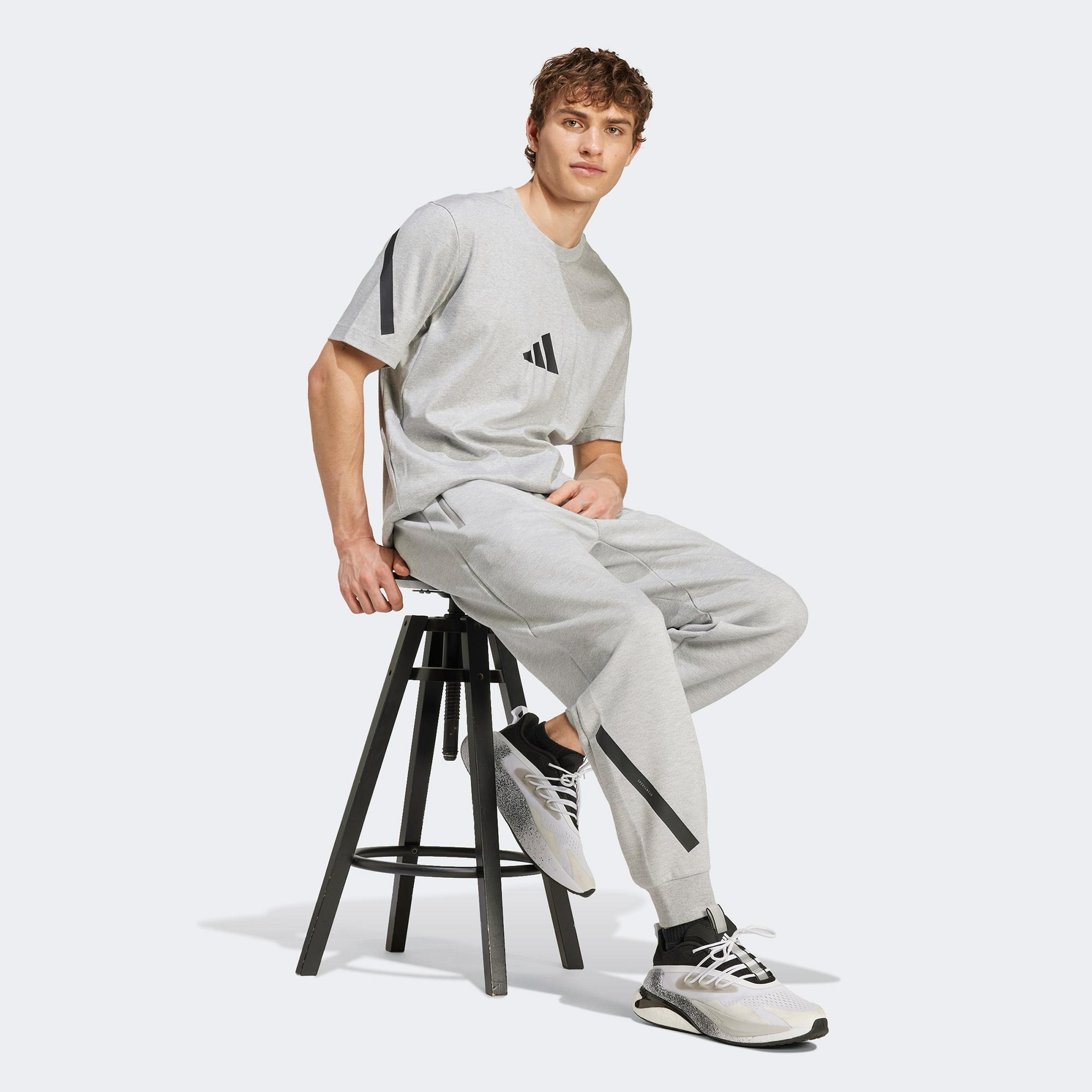adidas Z.N.E. Erkek Gri T-Shirt