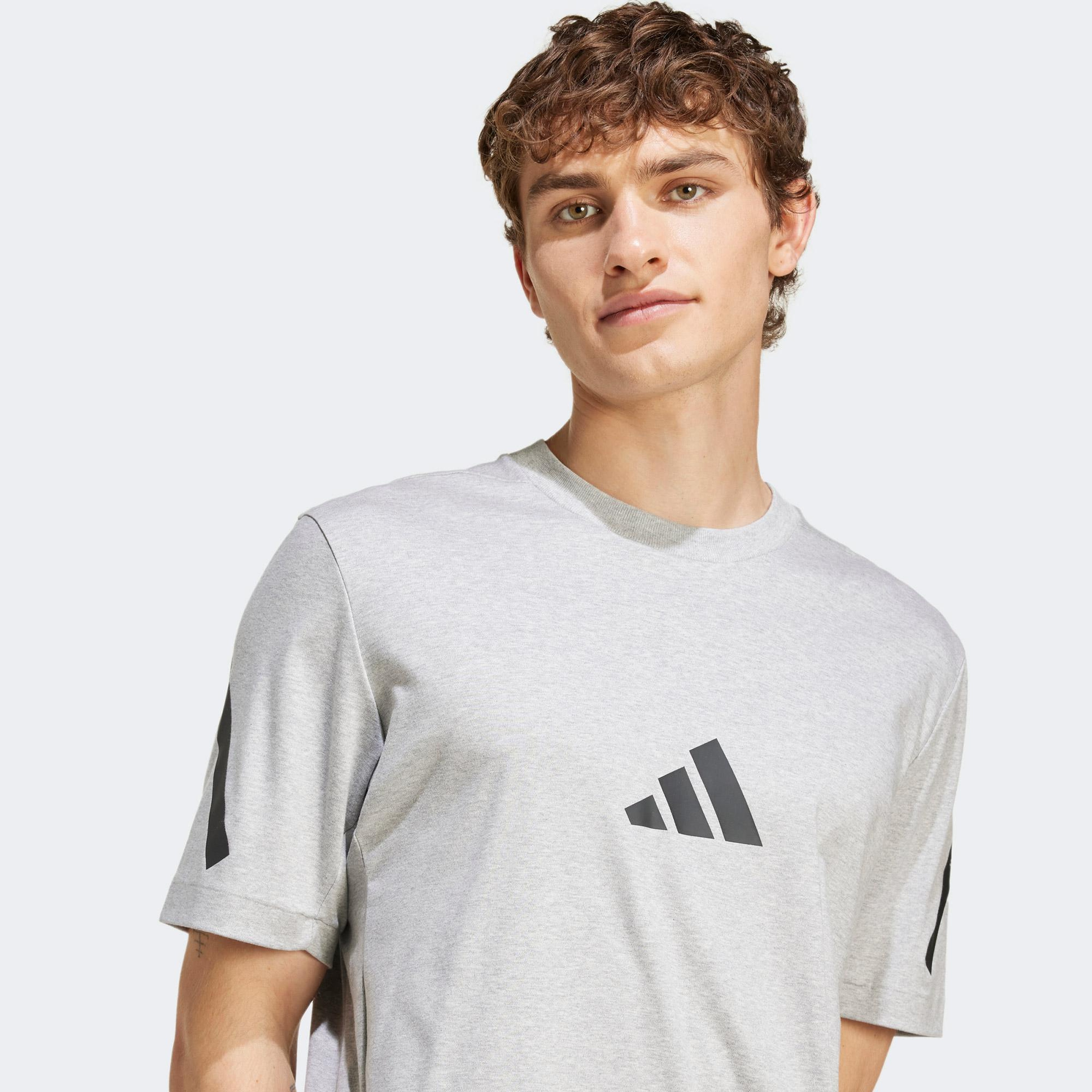 adidas Z.N.E. Erkek Gri T-Shirt