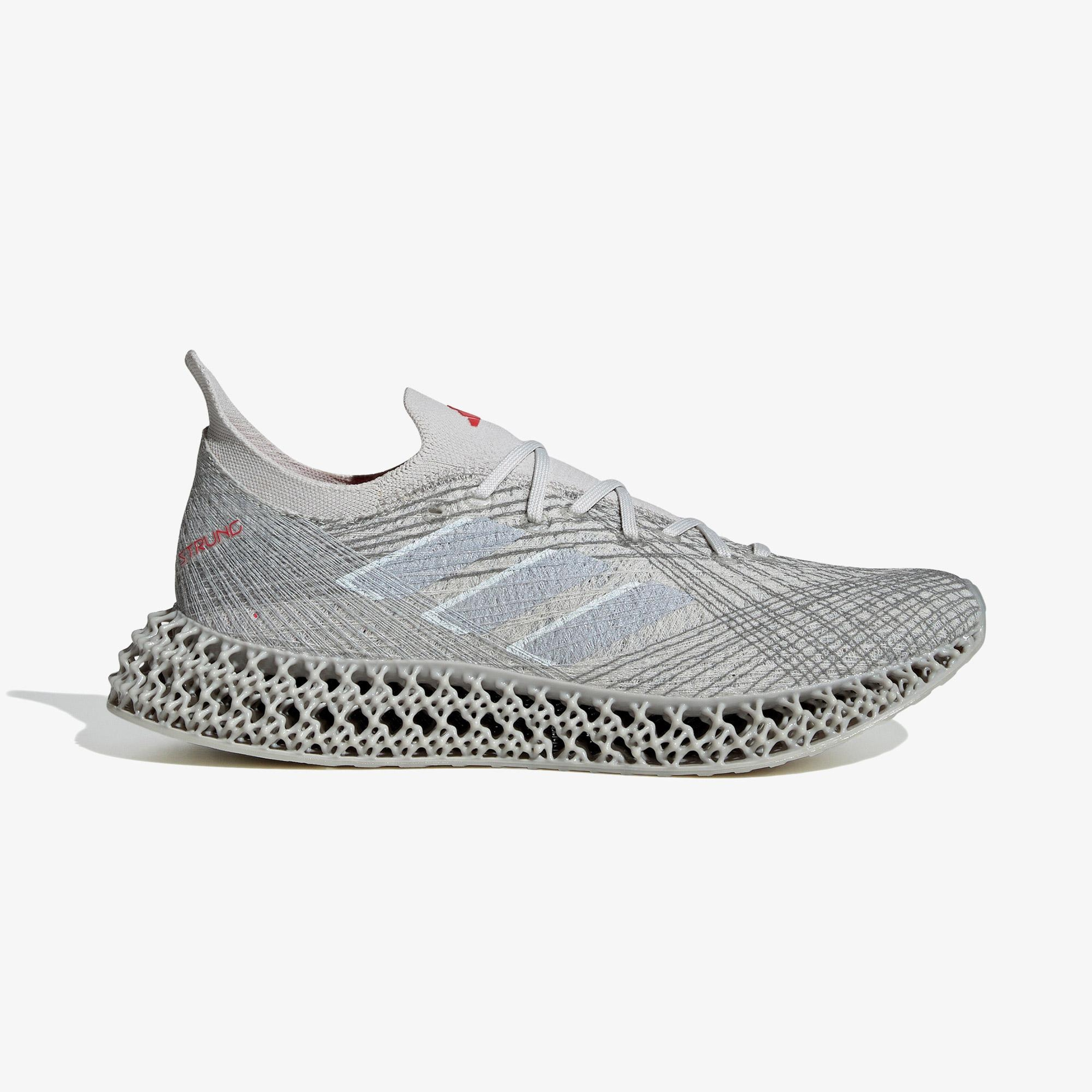 adidas 4Dfwd X Strung Erkek Gri Koşu Ayakkabısı