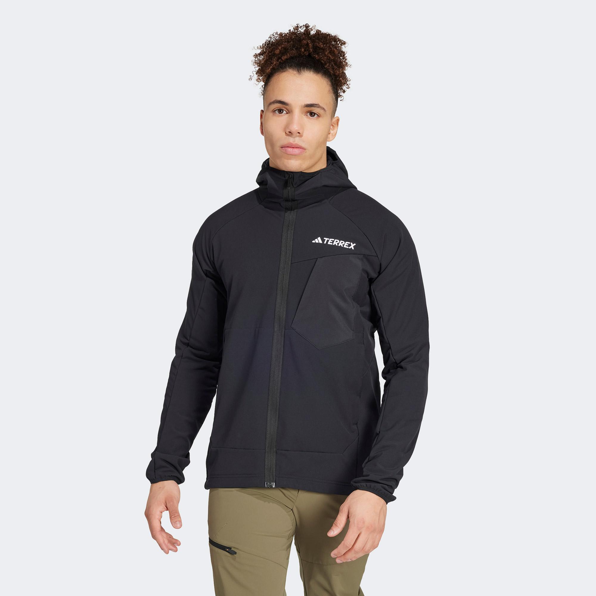 adidas Terrex Xperior Erkek Siyah Koşu Ceket