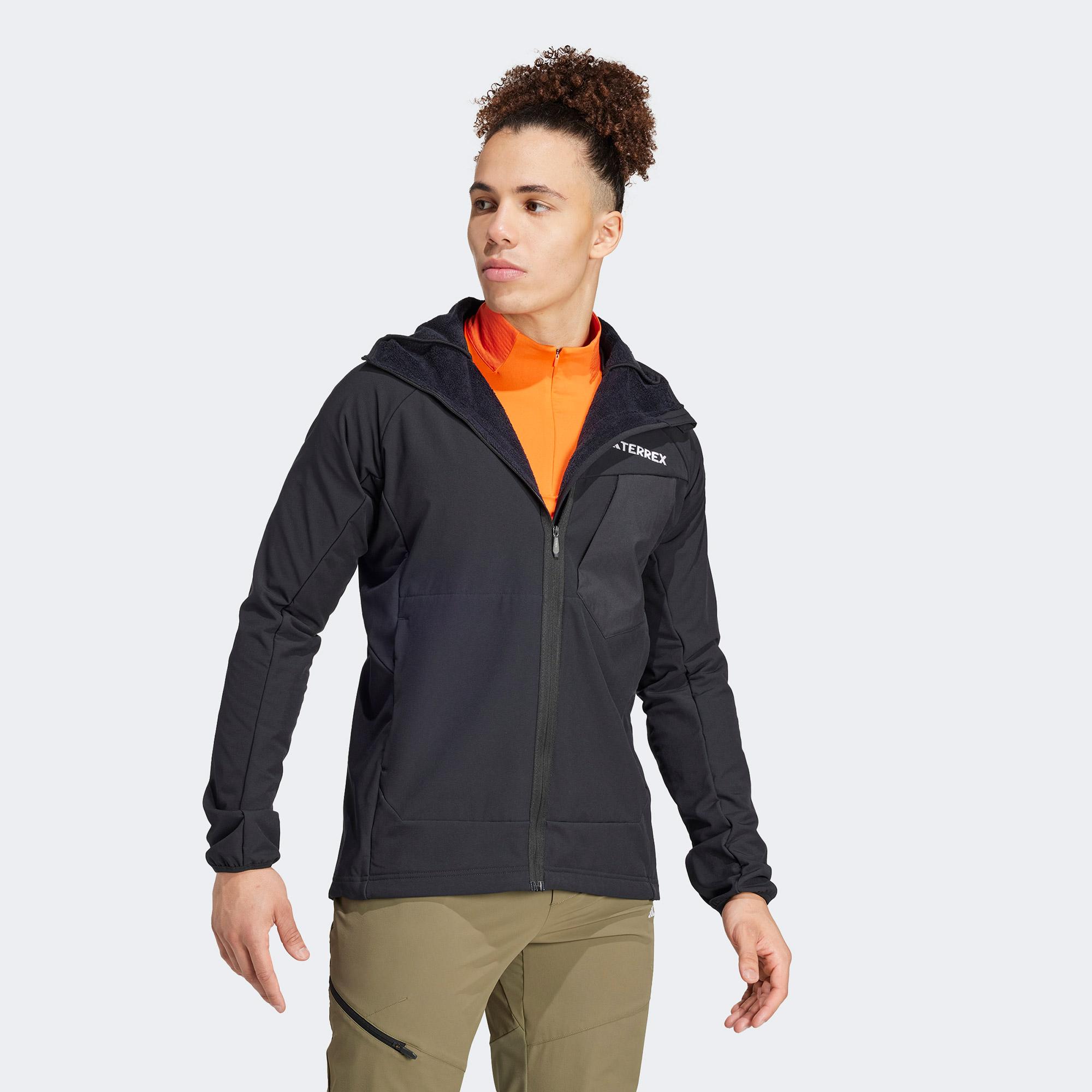 adidas Terrex Xperior Erkek Siyah Koşu Ceket