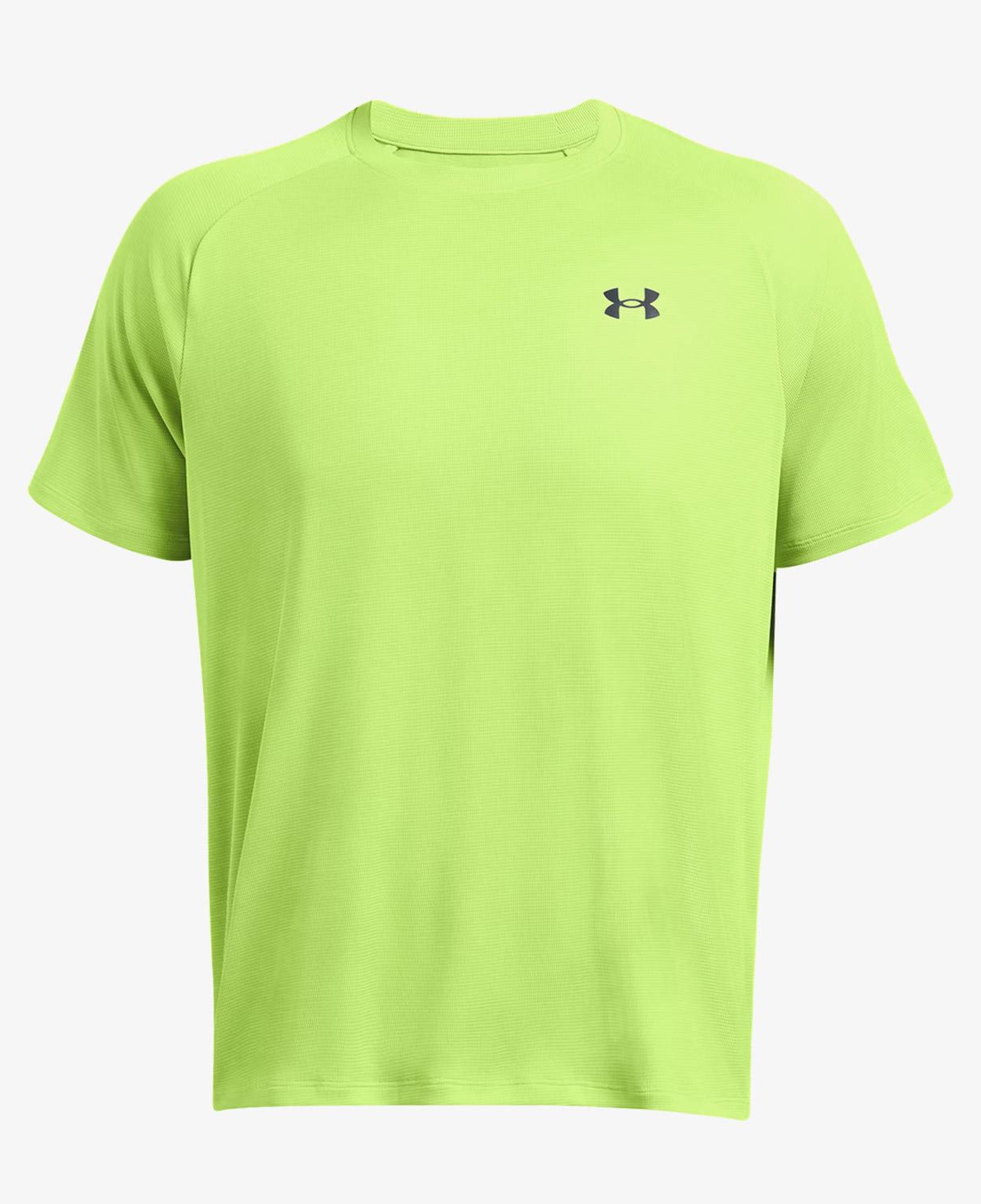 Under Armour Tech Textured Erkek Sarı Antrenman T-Shirt