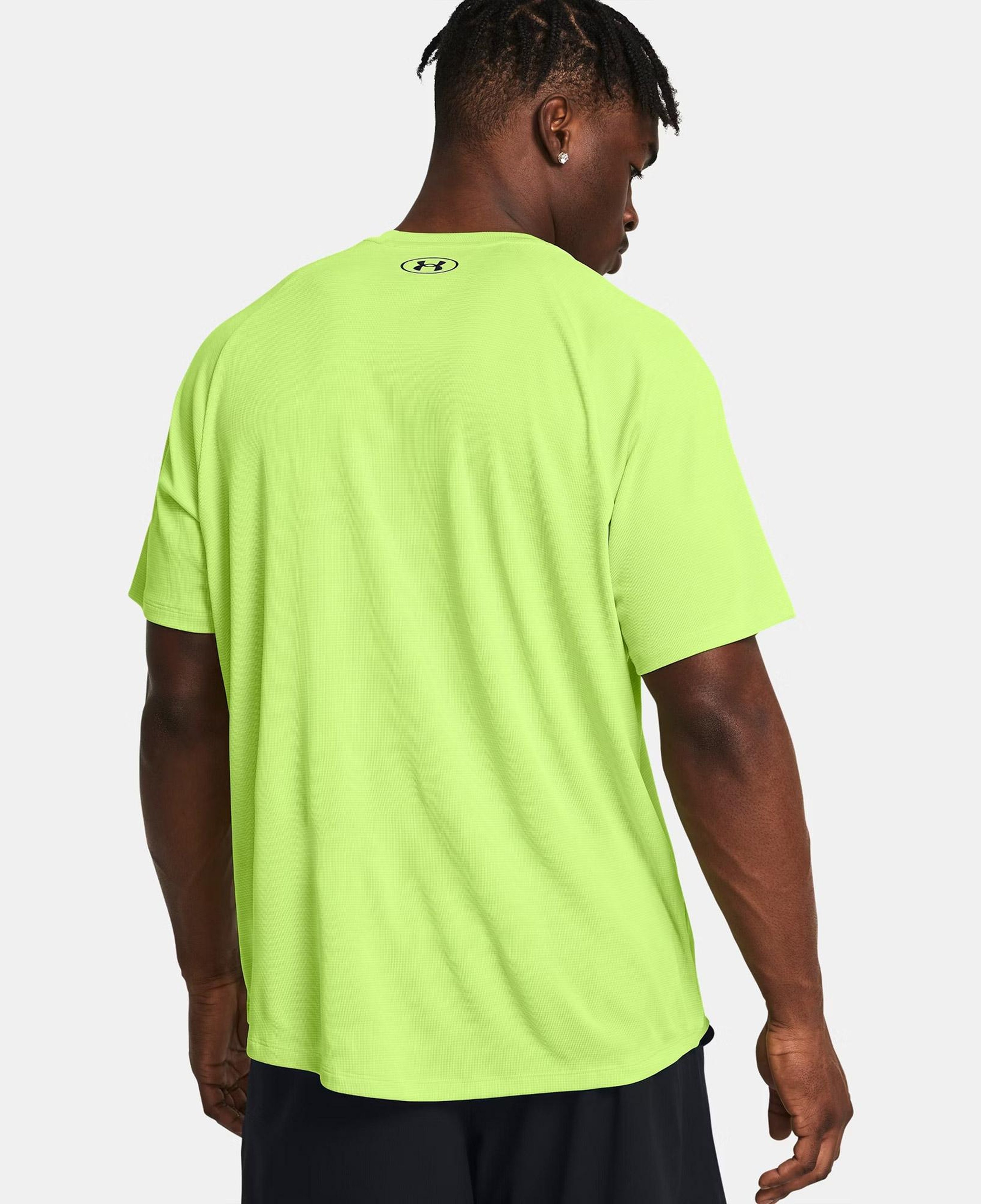 Under Armour Tech Textured Erkek Sarı Antrenman T-Shirt