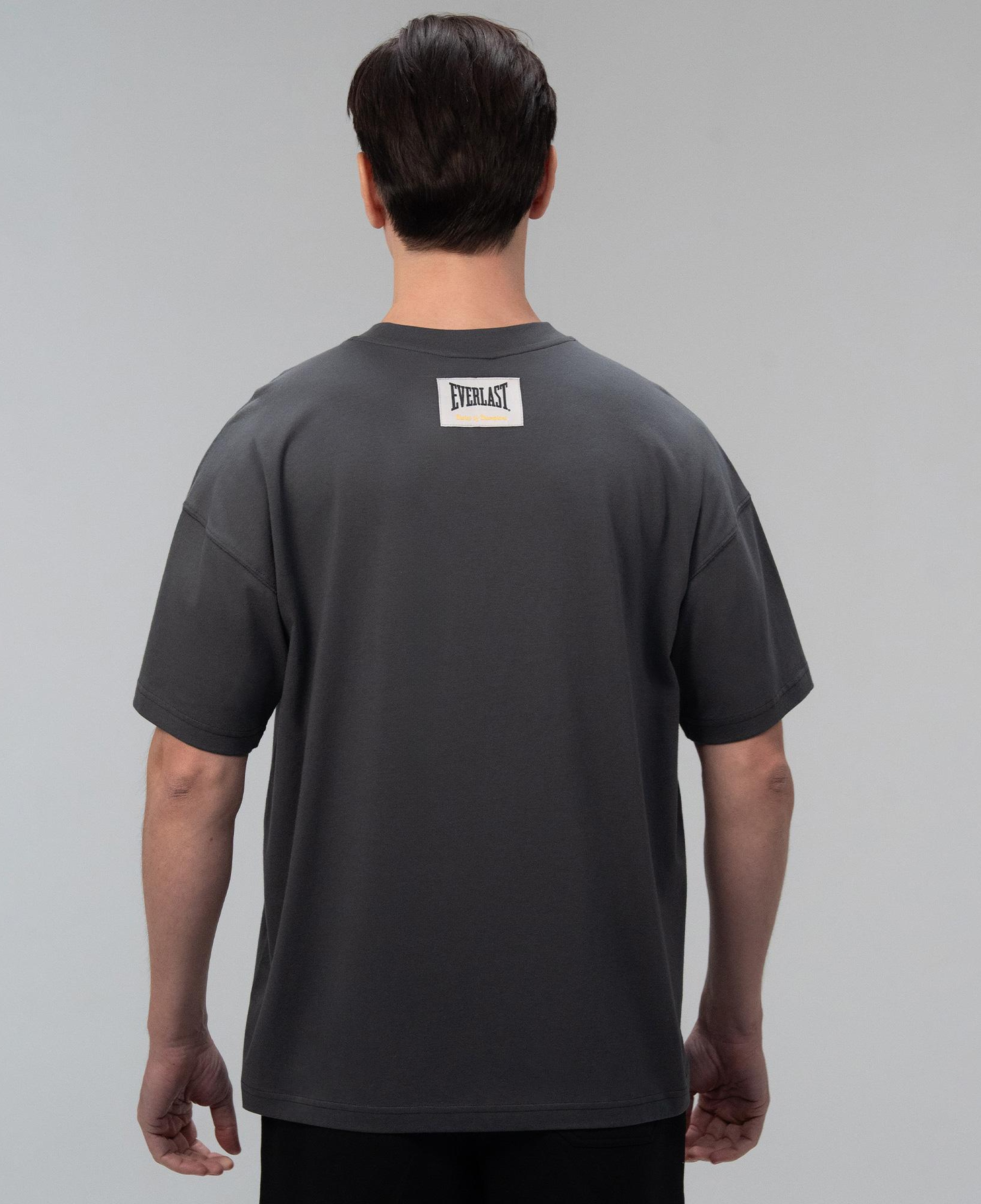 Everlast Iconic Rest Oversize Gri Erkek T-Shirt