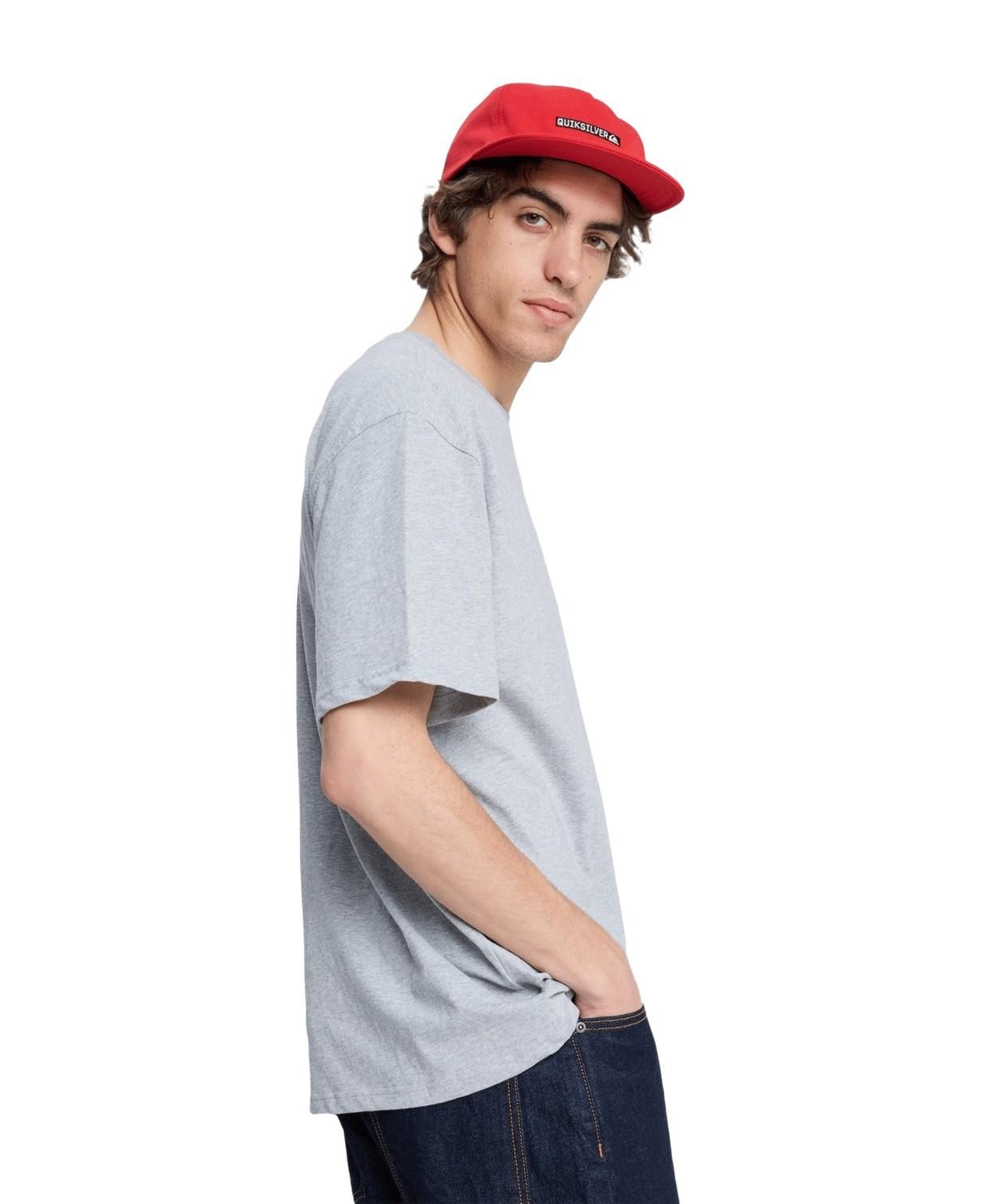 Quiksilver Dna Clicker Erkek Gri Tişört