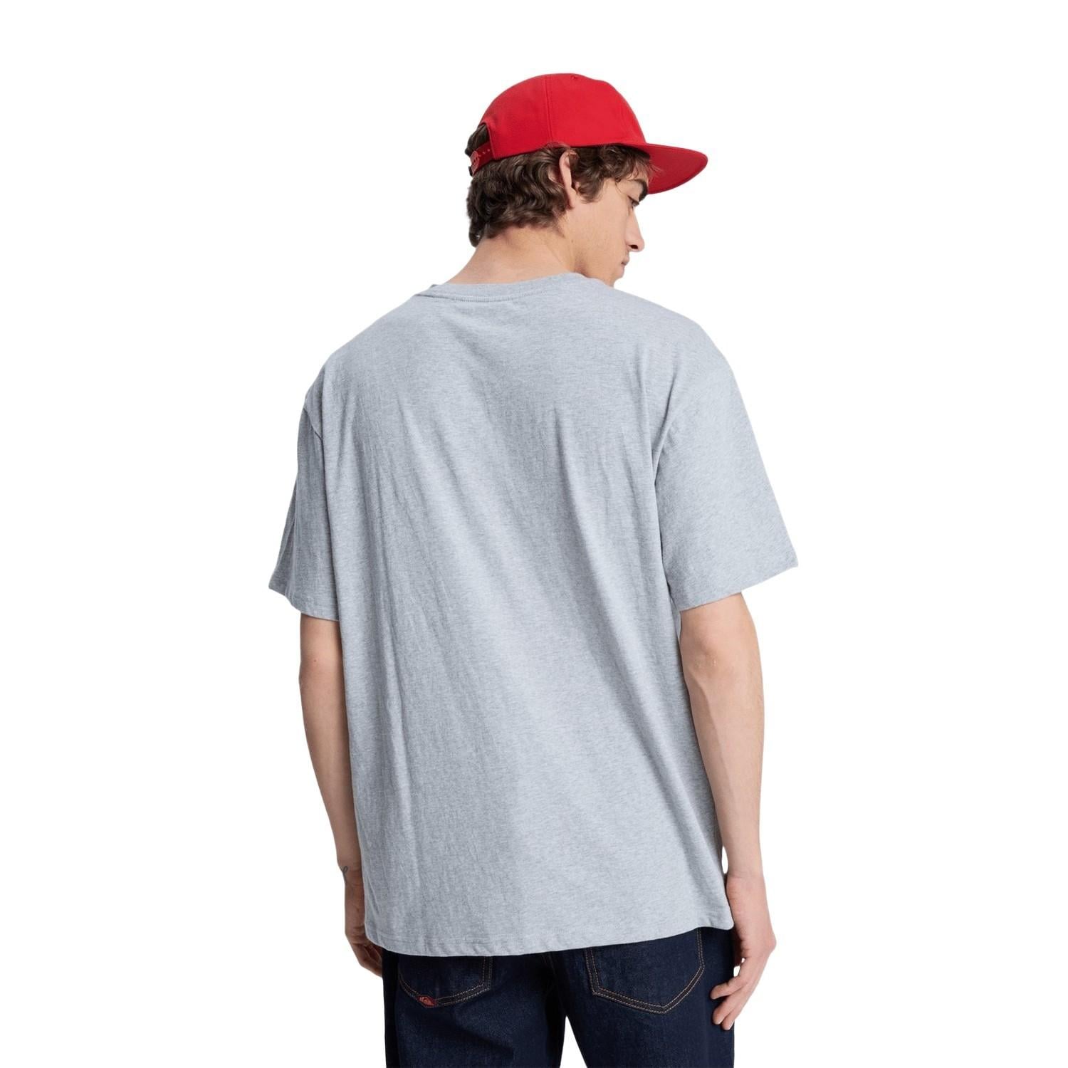 Quiksilver Dna Clicker Erkek Gri Tişört