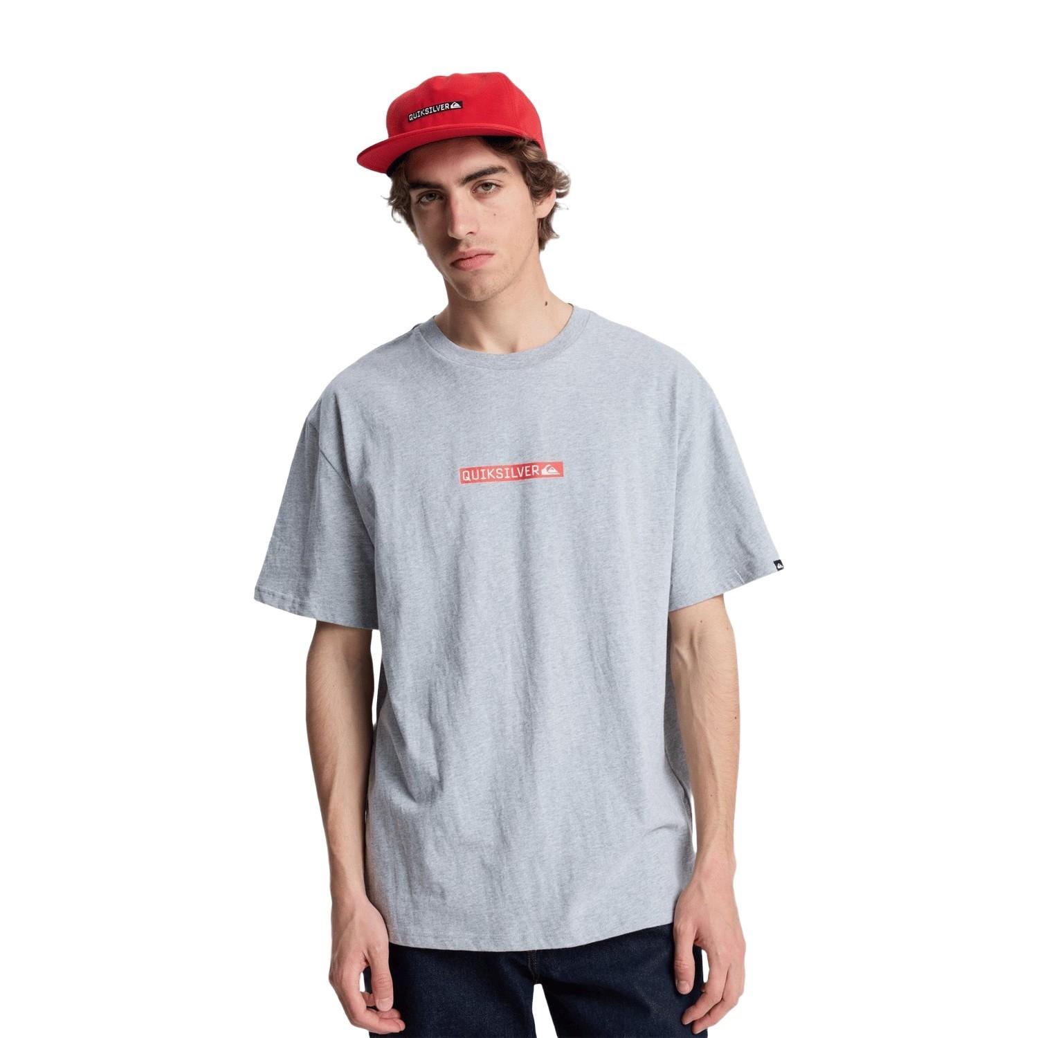 Quiksilver Dna Clicker Erkek Gri Tişört