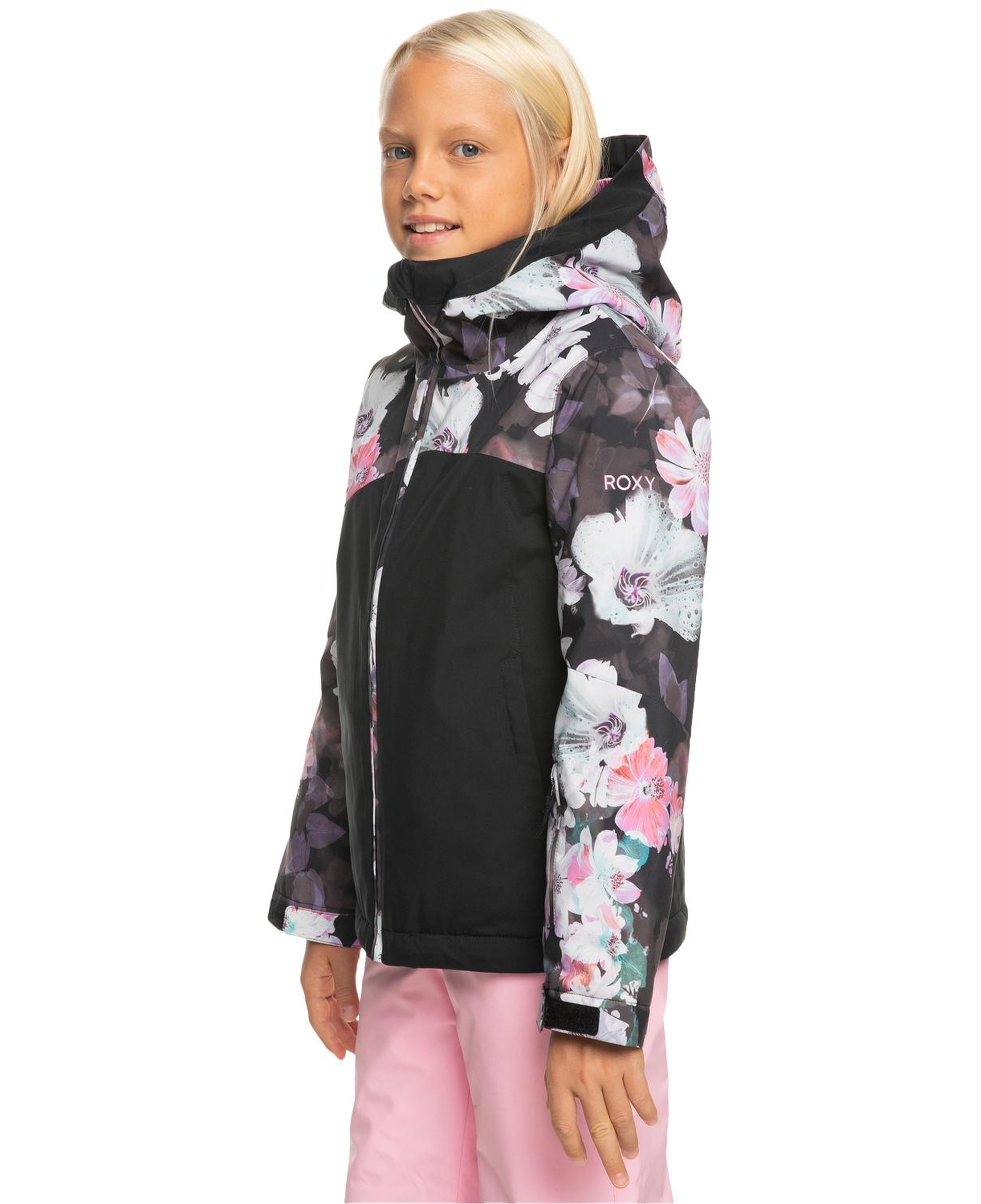 Roxy Greywood Kız Çocuk Siyah Snowboard Ceketi