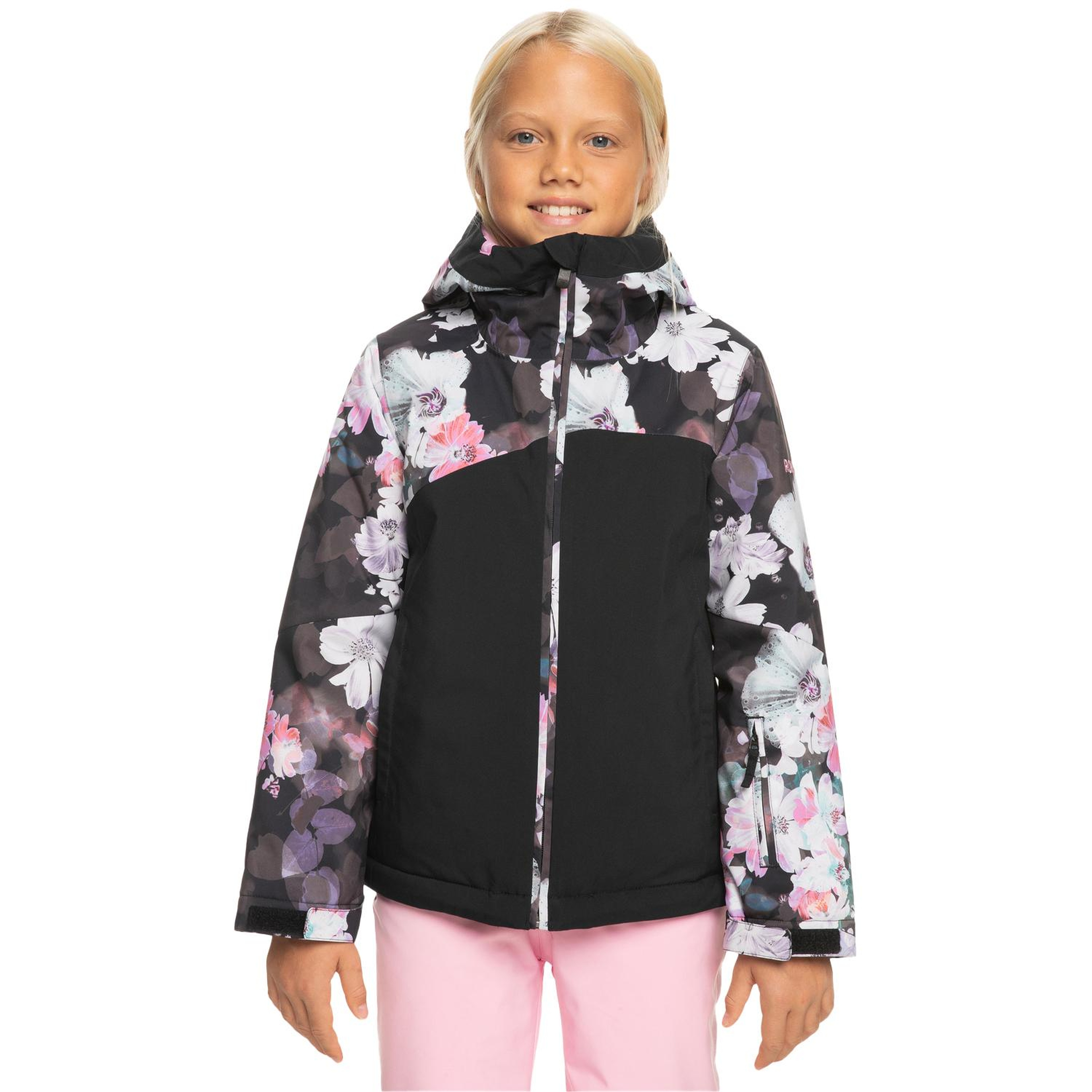 Roxy Greywood Kız Çocuk Siyah Snowboard Ceketi