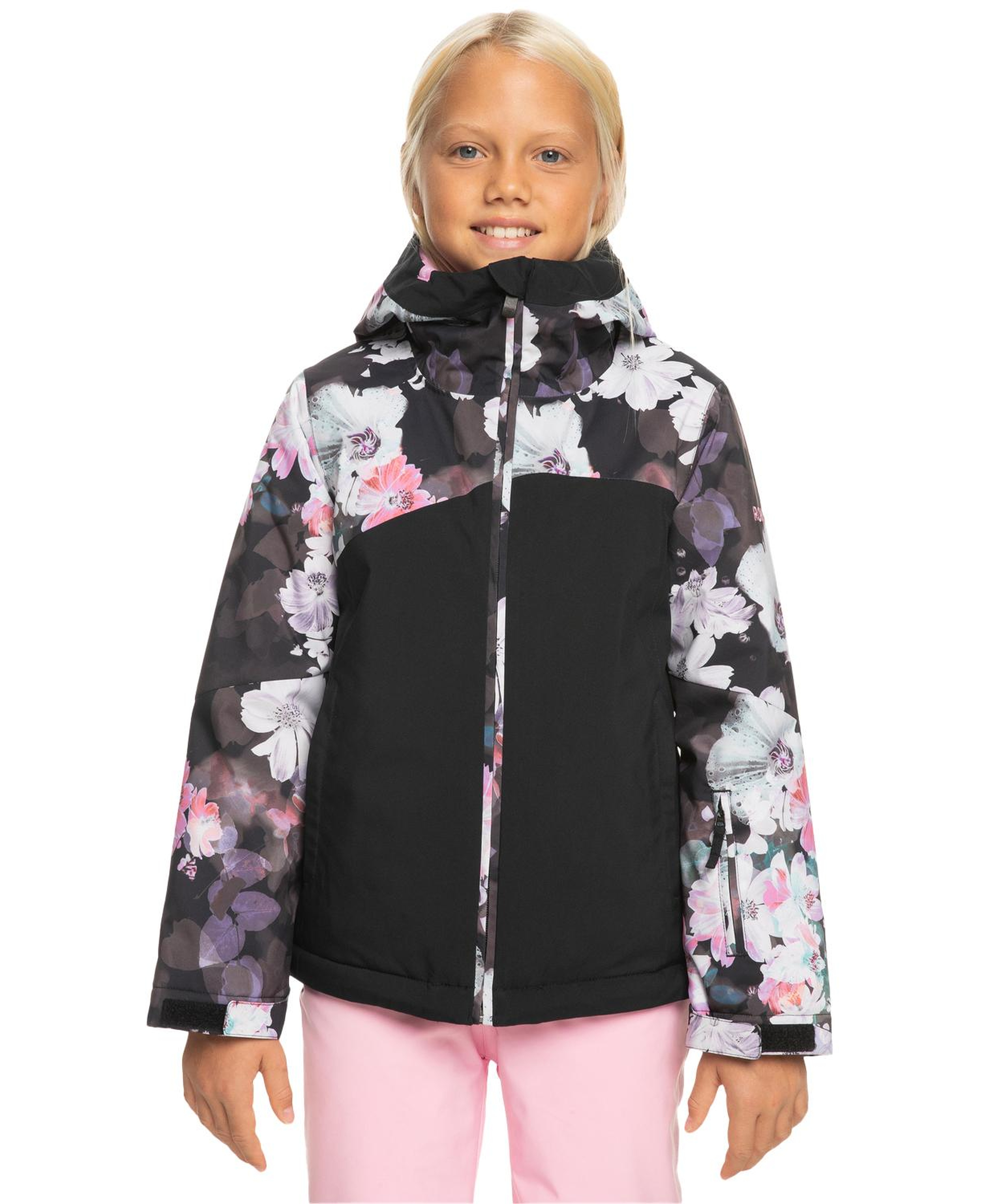 Roxy Greywood Kız Çocuk Siyah Snowboard Ceketi