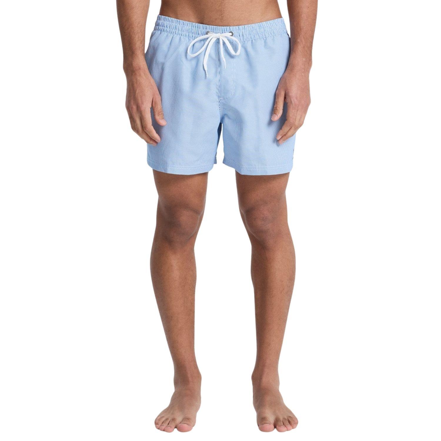 Quiksilver Deluxe 15 Erkek Mavi Volley Short