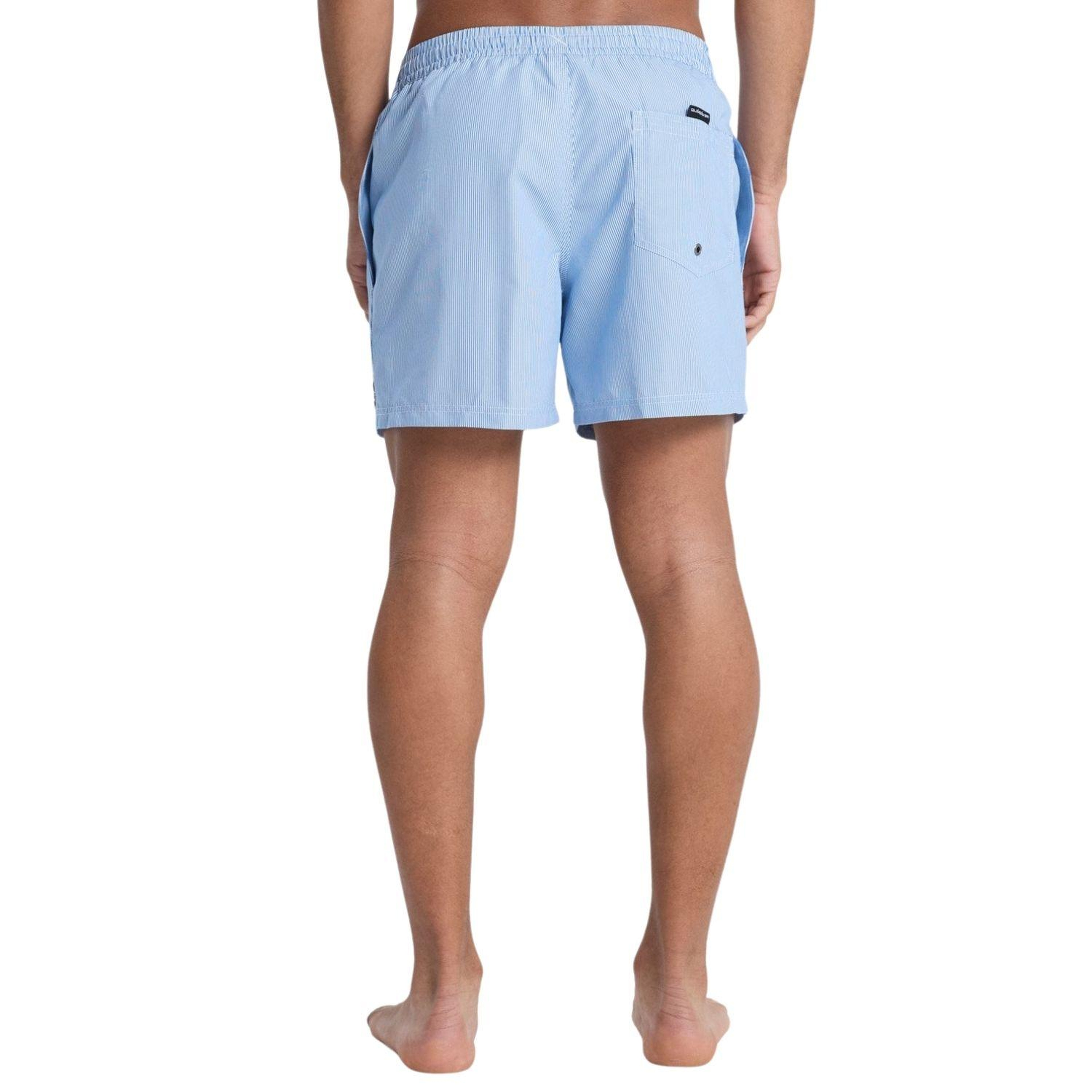 Quiksilver Deluxe 15 Erkek Mavi Volley Short