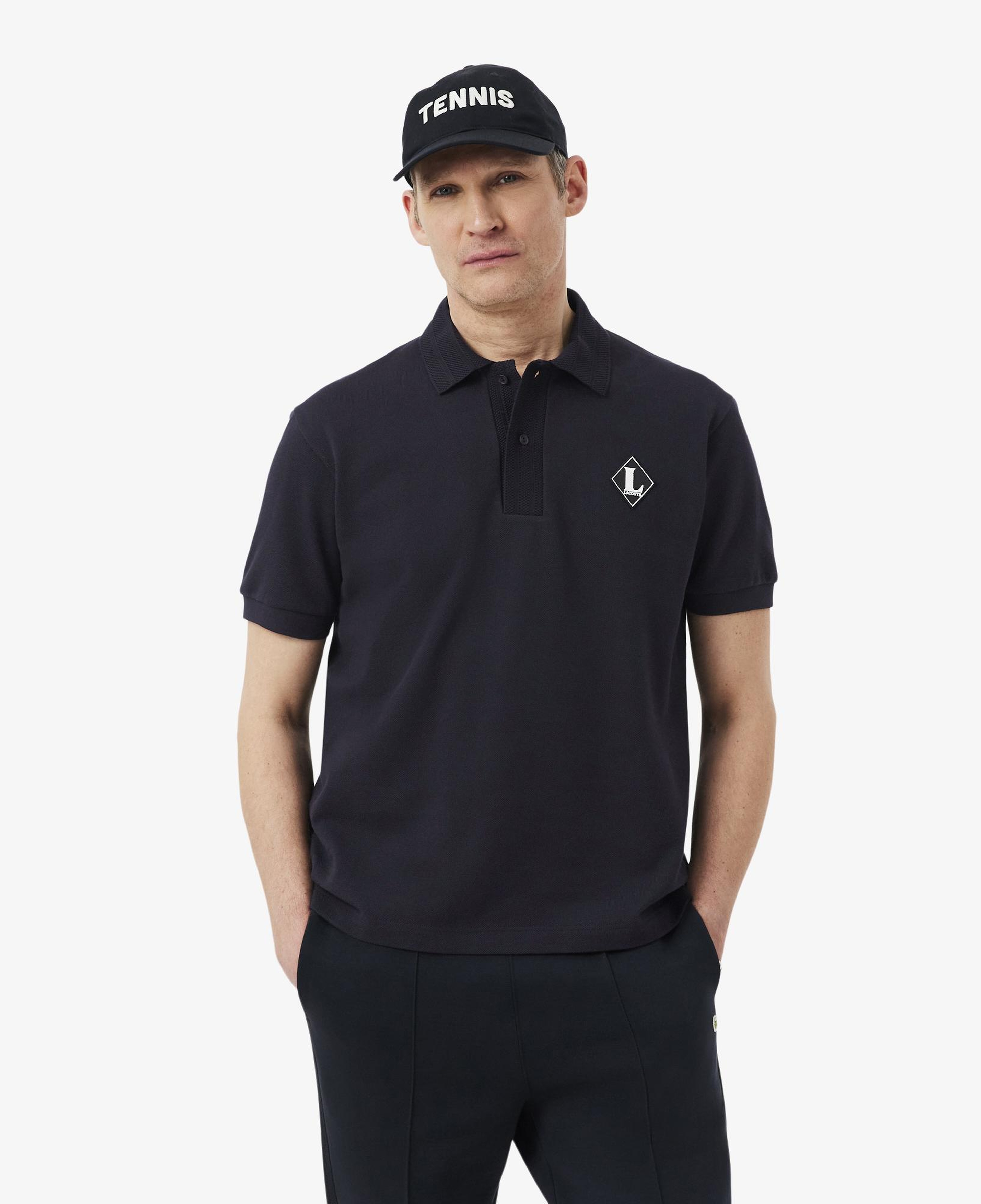 Erkek Classic Fit Koyu Gri Polo