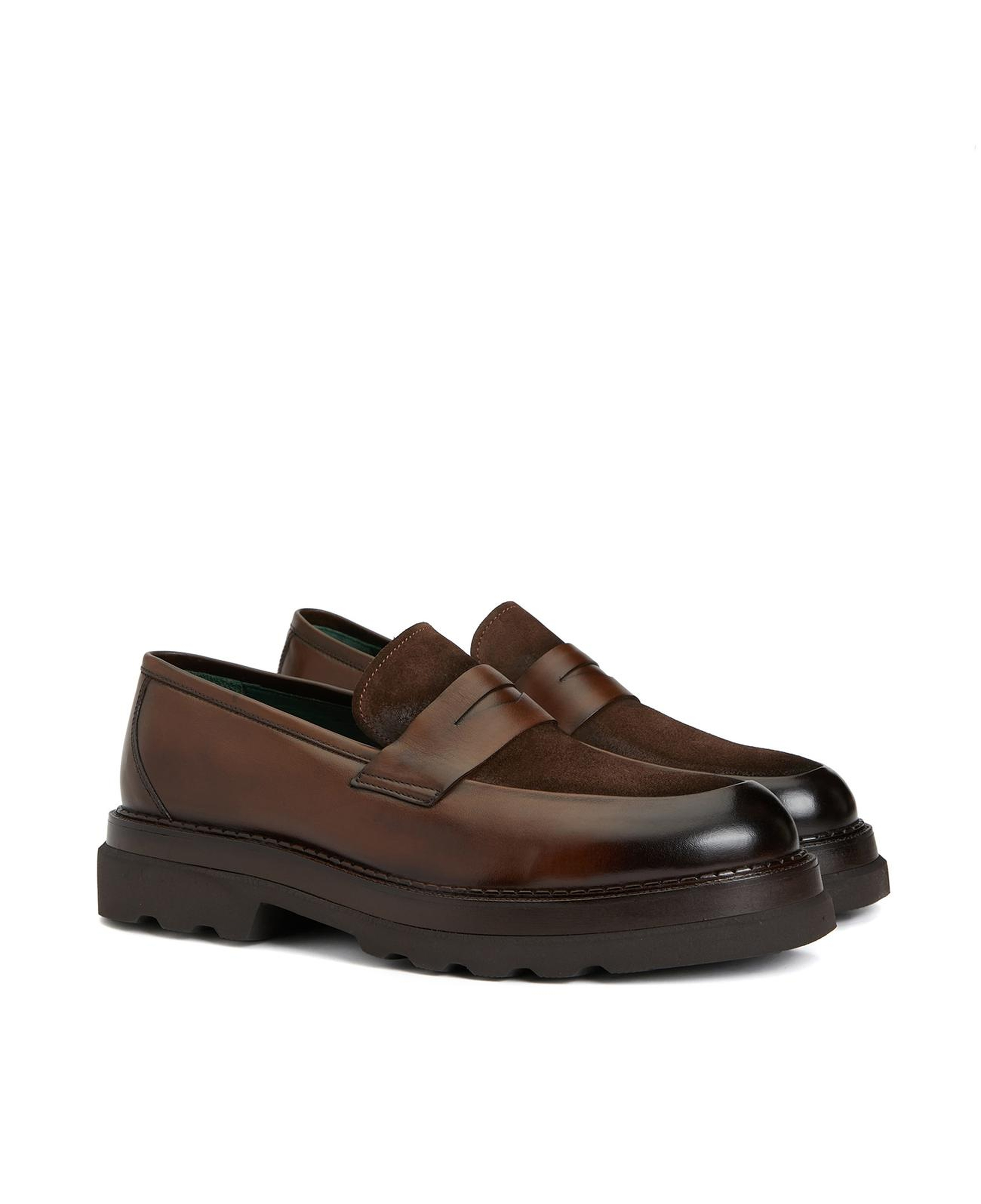 George Hogg Erkek Kahverengi Süet Loafer
