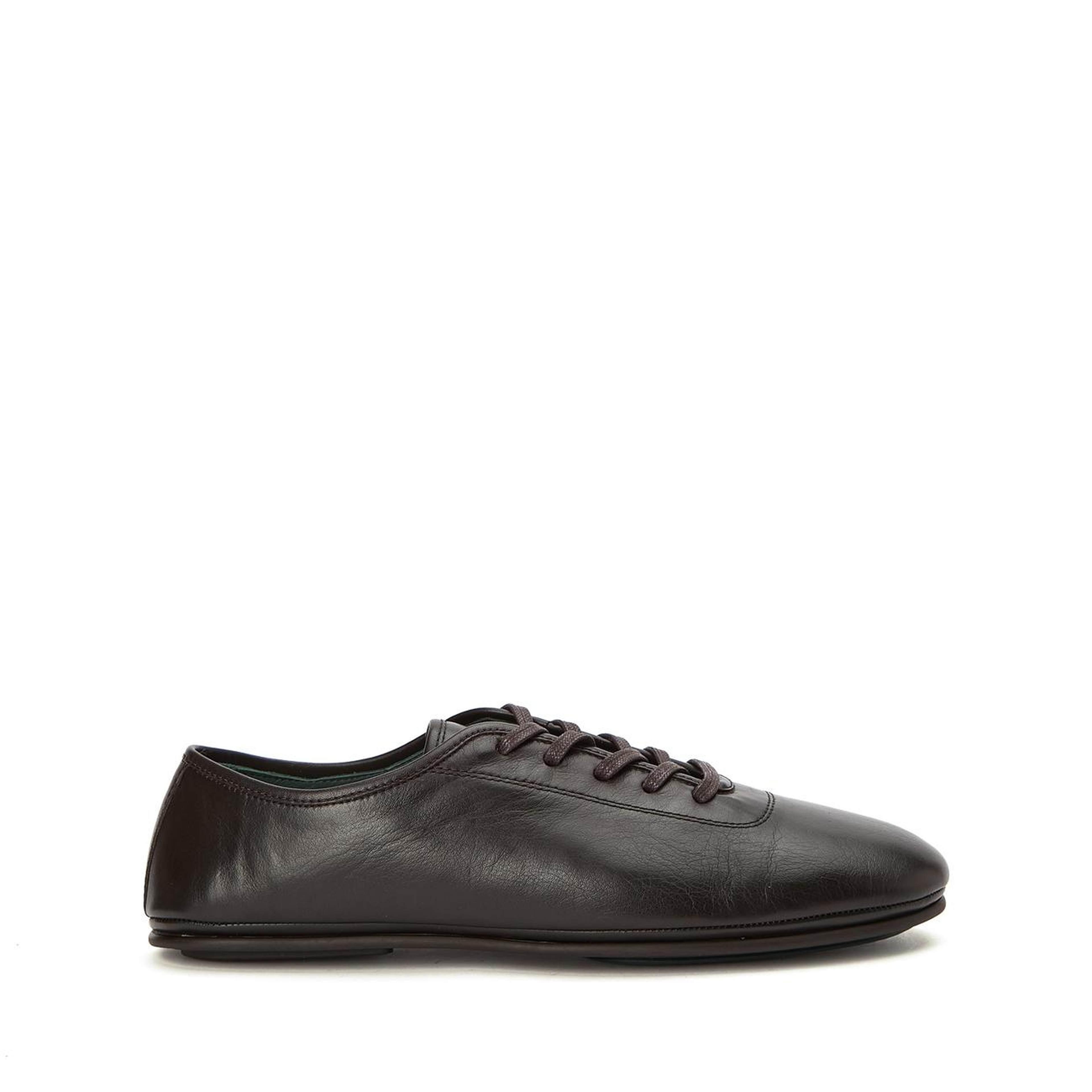 George Hogg Erkek Acı Kahverengi Deri Sneaker