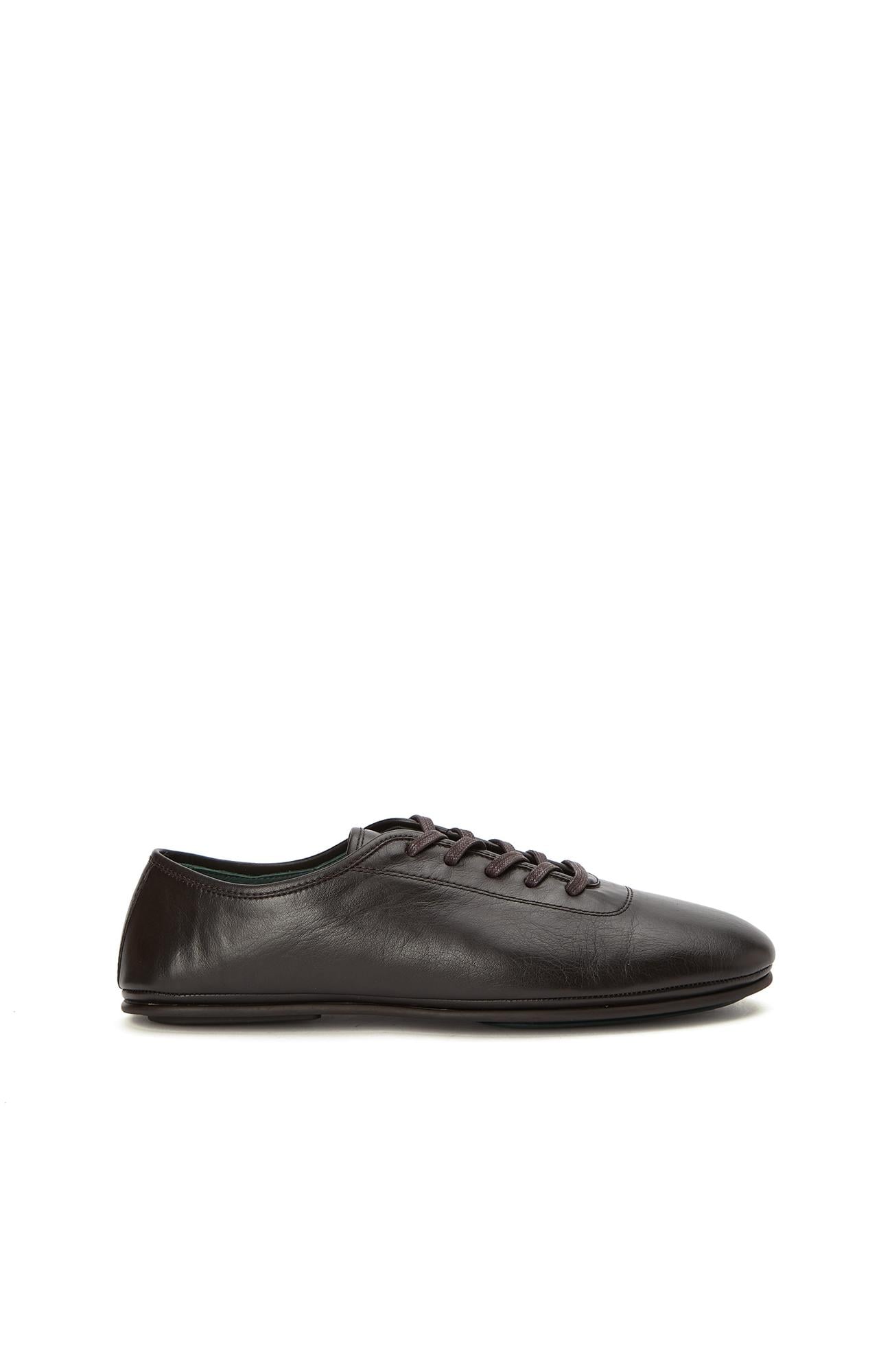 George Hogg Erkek Acı Kahverengi Deri Sneaker