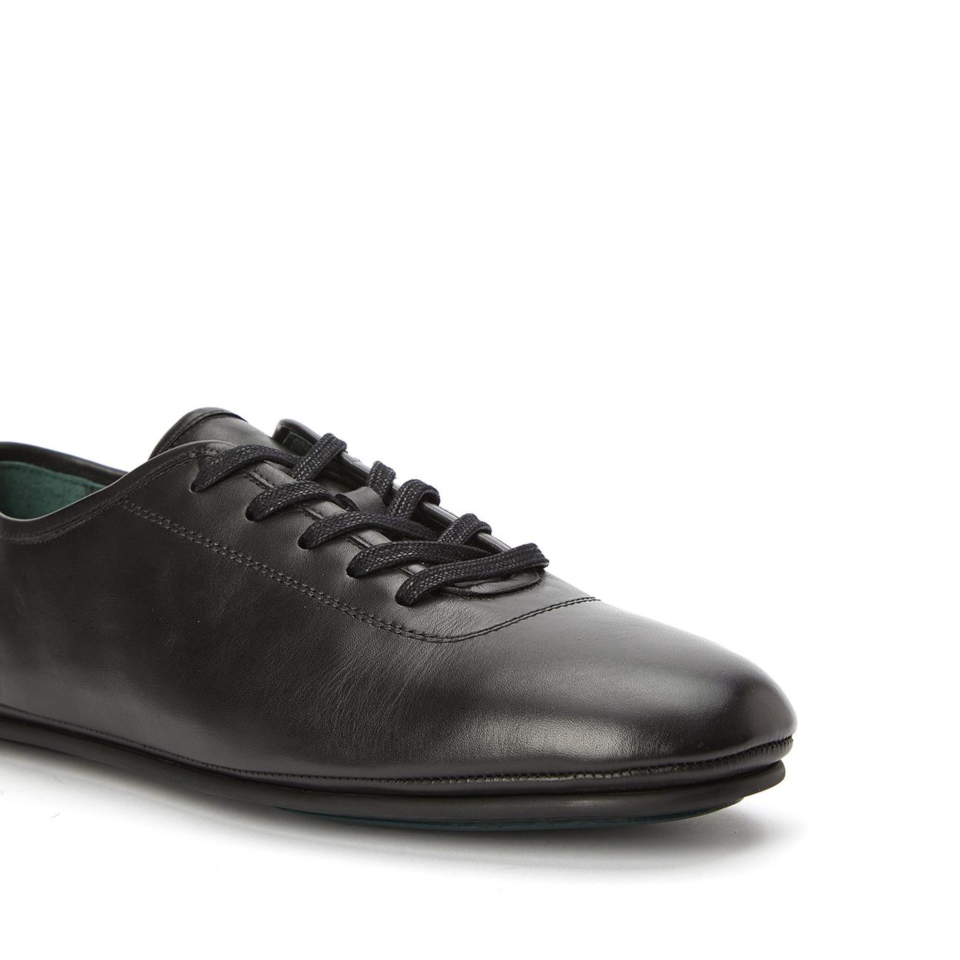 George Hogg Erkek Siyah Deri Sneaker