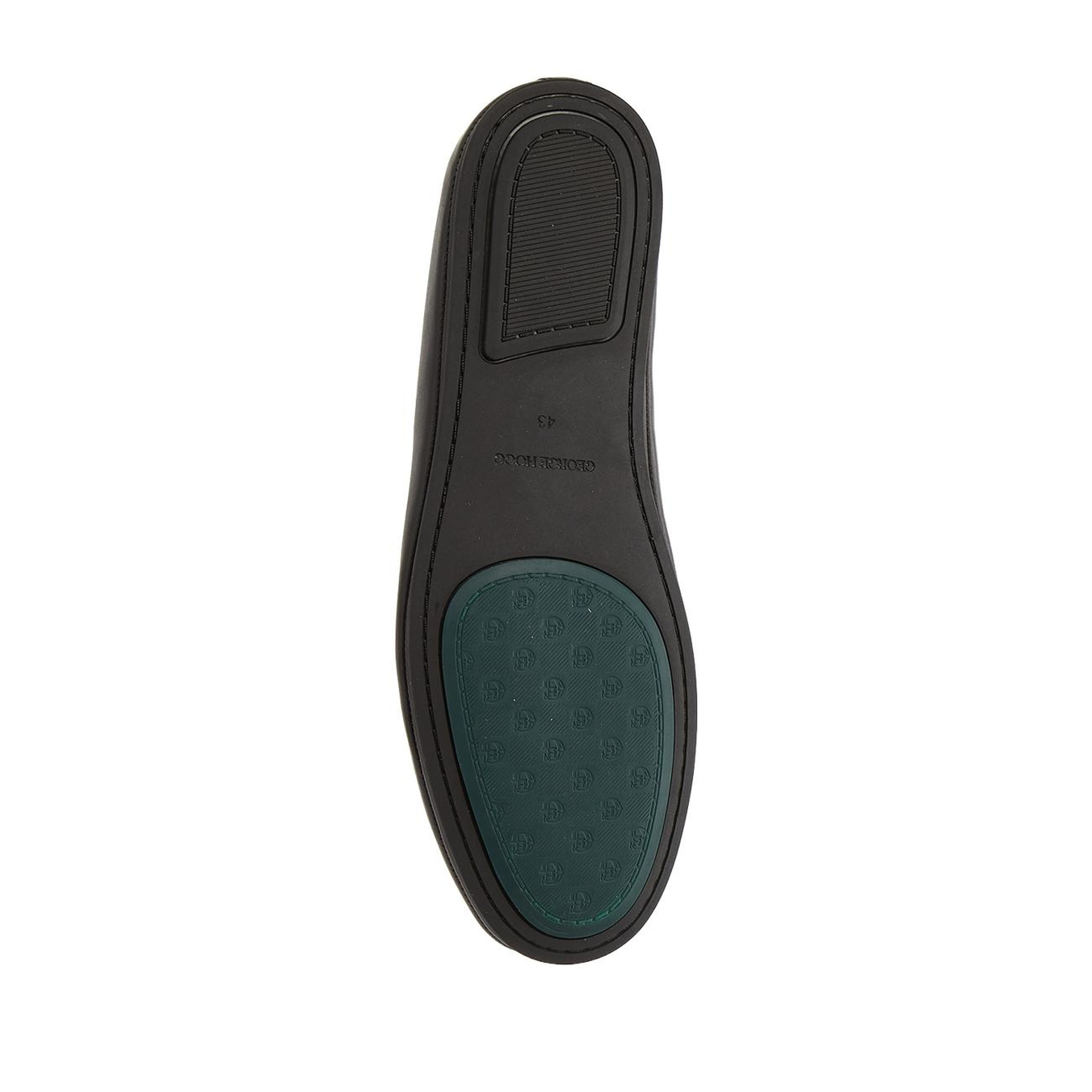 George Hogg Erkek Siyah Deri Sneaker