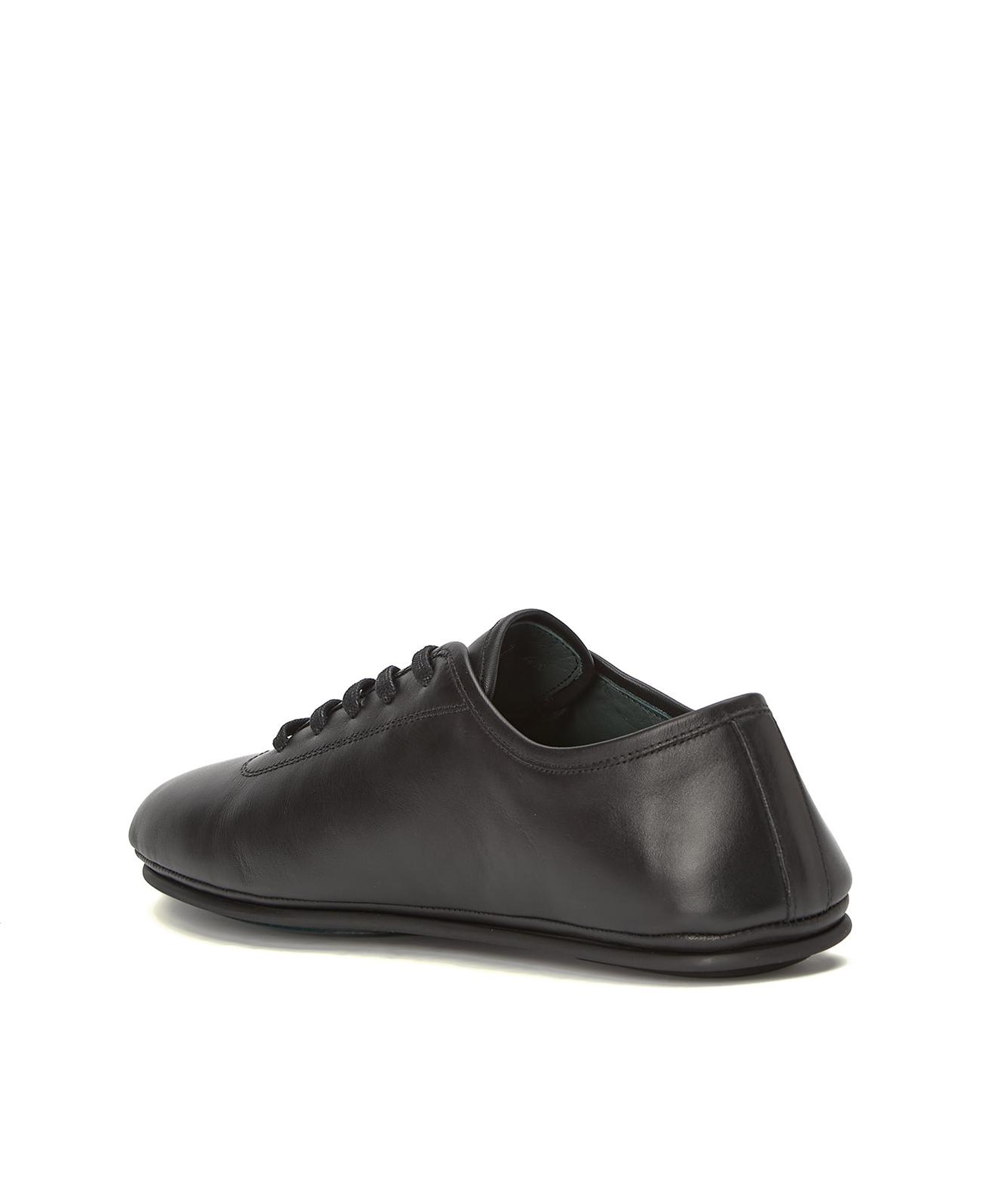 George Hogg Erkek Siyah Deri Sneaker
