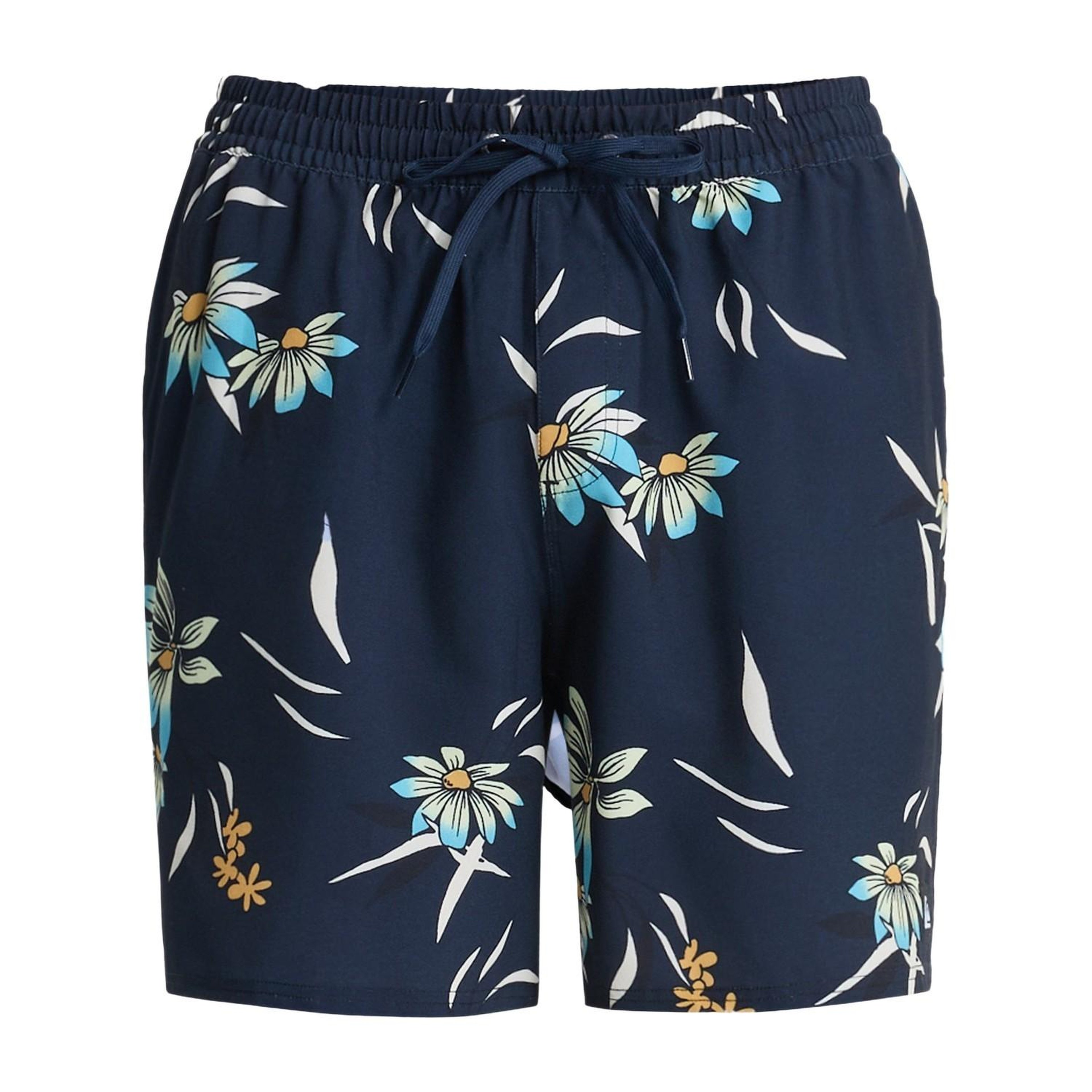 Quiksilver Stretch Printed Erkek Siyah Volley Short