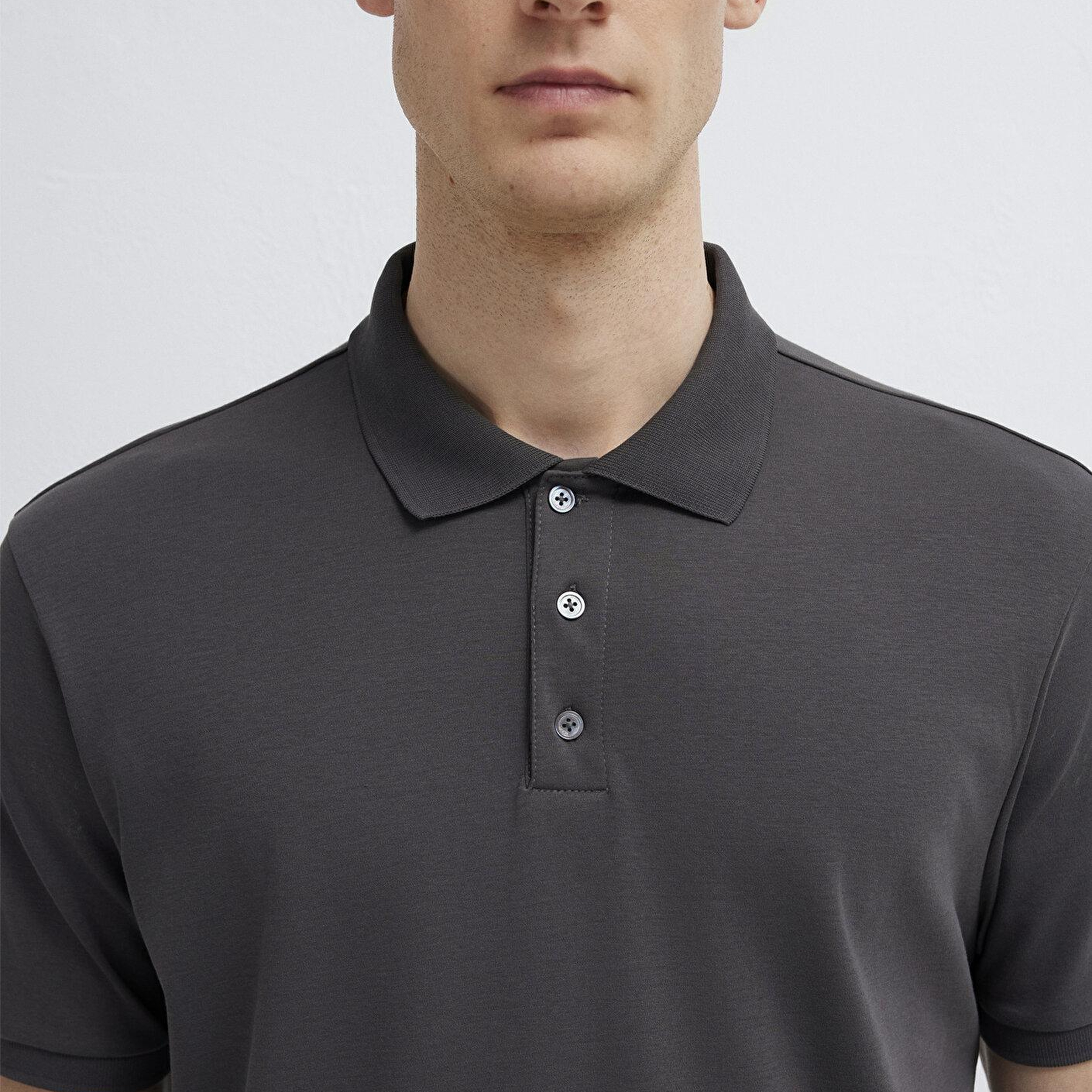 Mavi Antrasit Polo Tişört Regular Fit / Normal Kesim 0613271-80106