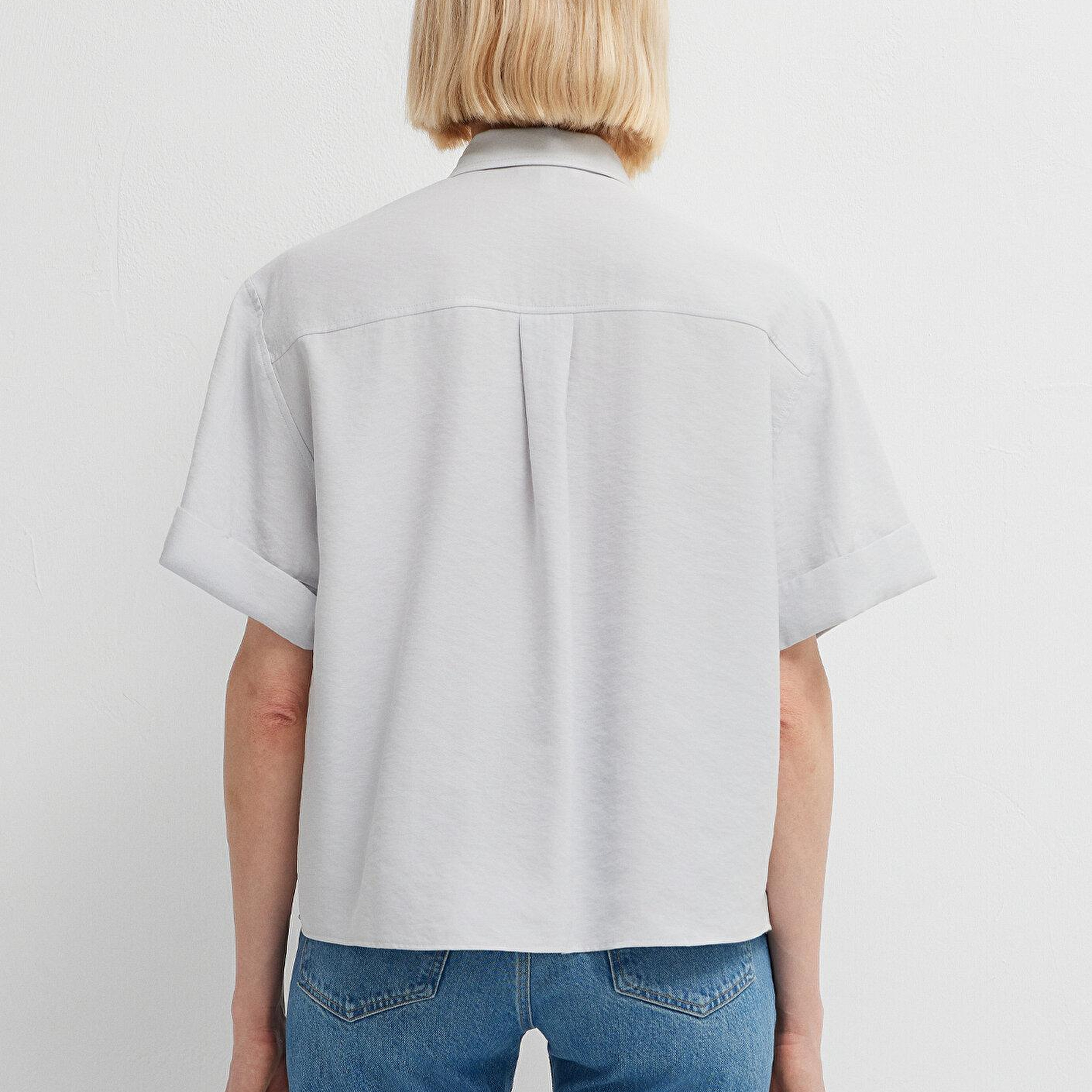Mavi Mavi Gömlek Oversize / Geniş Kesim 1211488-70802