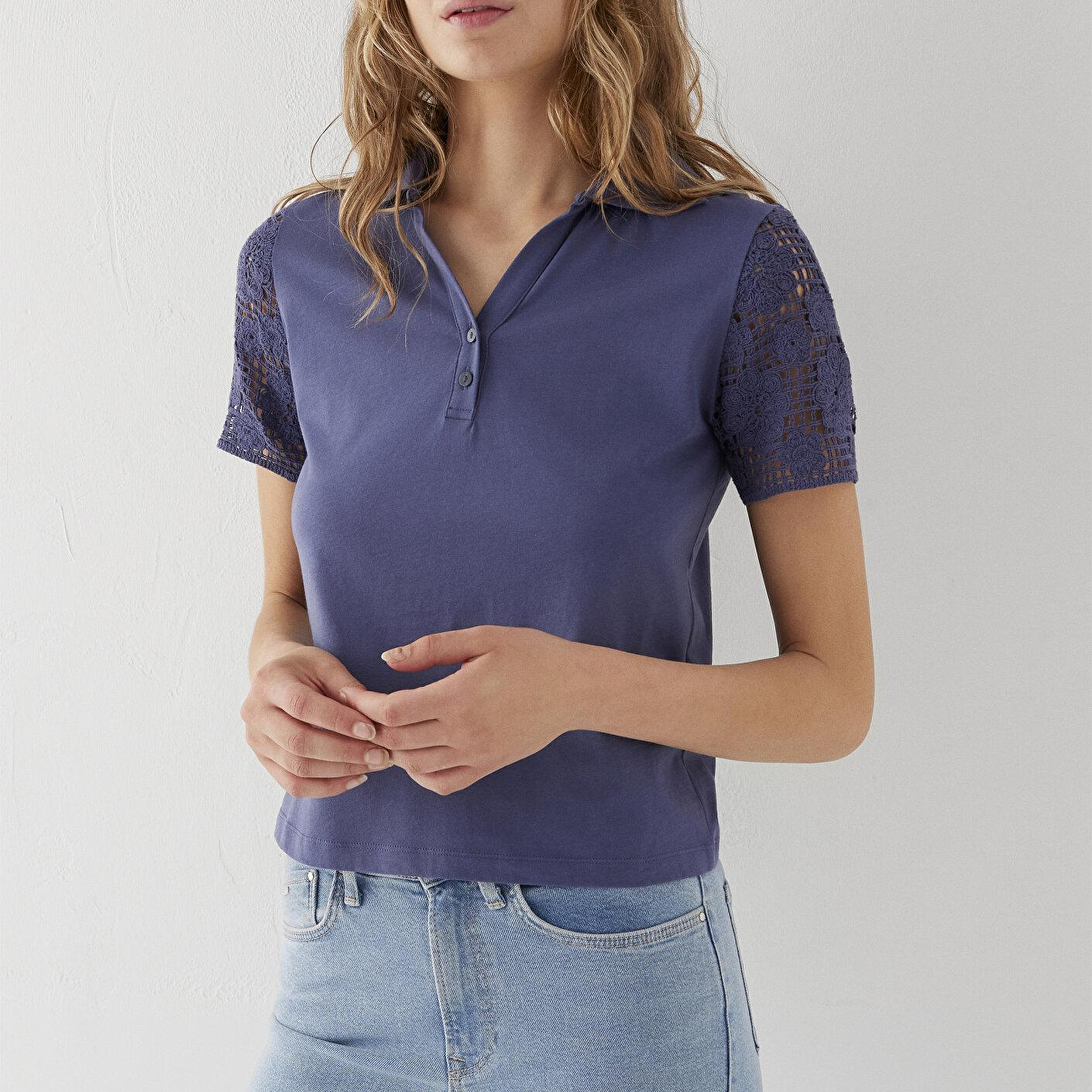 Mavi Mavi Polo Tişört Slim Fit / Dar Kesim 1613938-86965