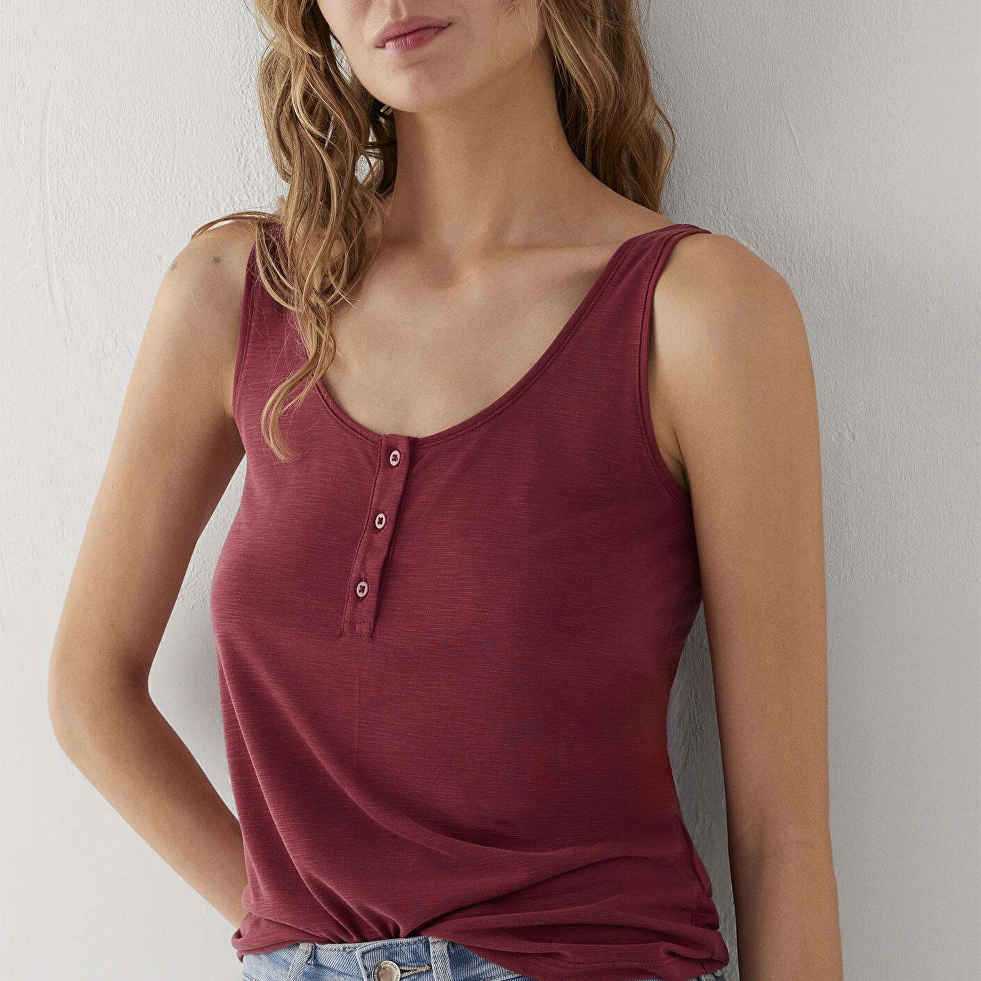Mavi Bordo Atlet Slim Fit / Dar Kesim 1613339-91507