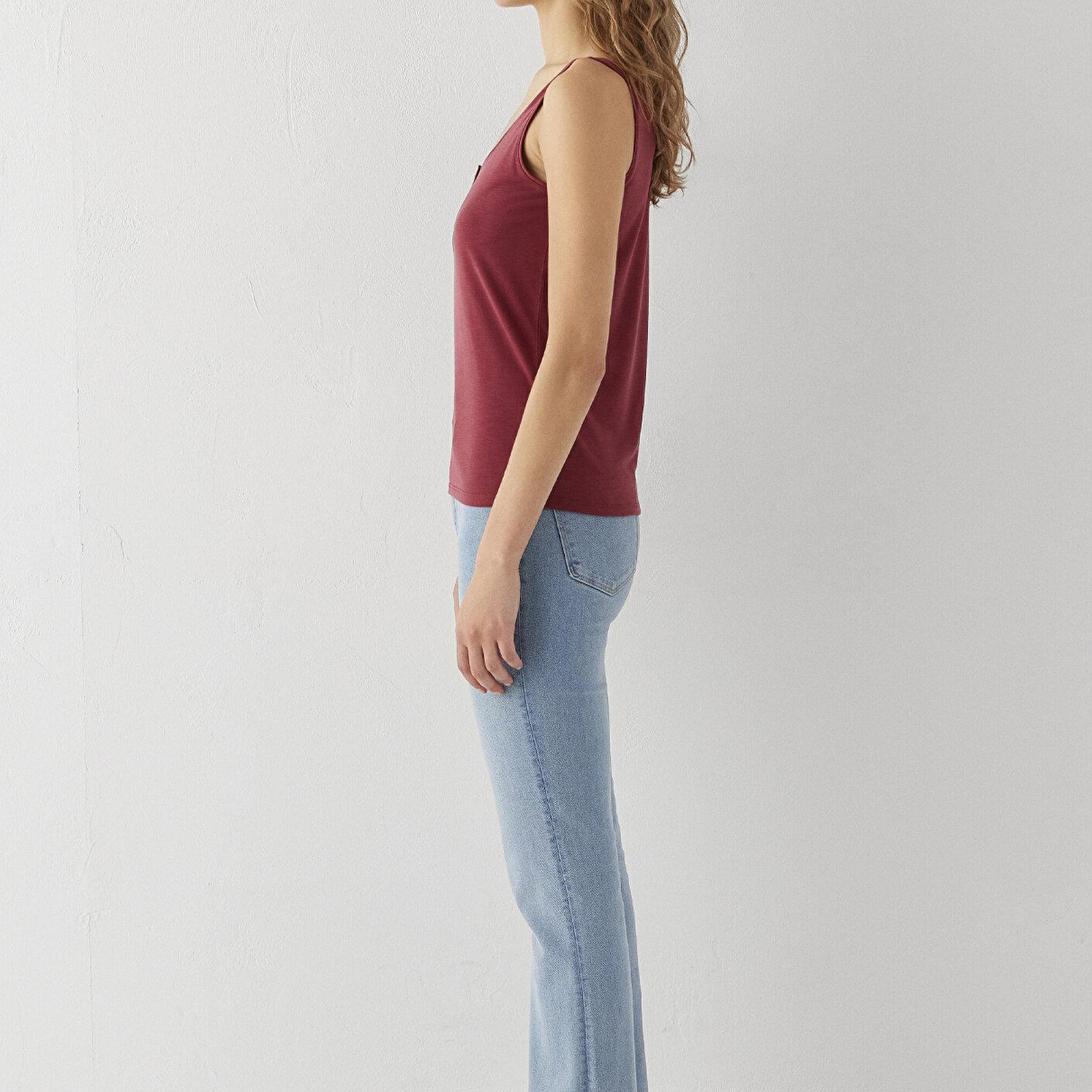 Mavi Bordo Atlet Slim Fit / Dar Kesim 1613339-91507