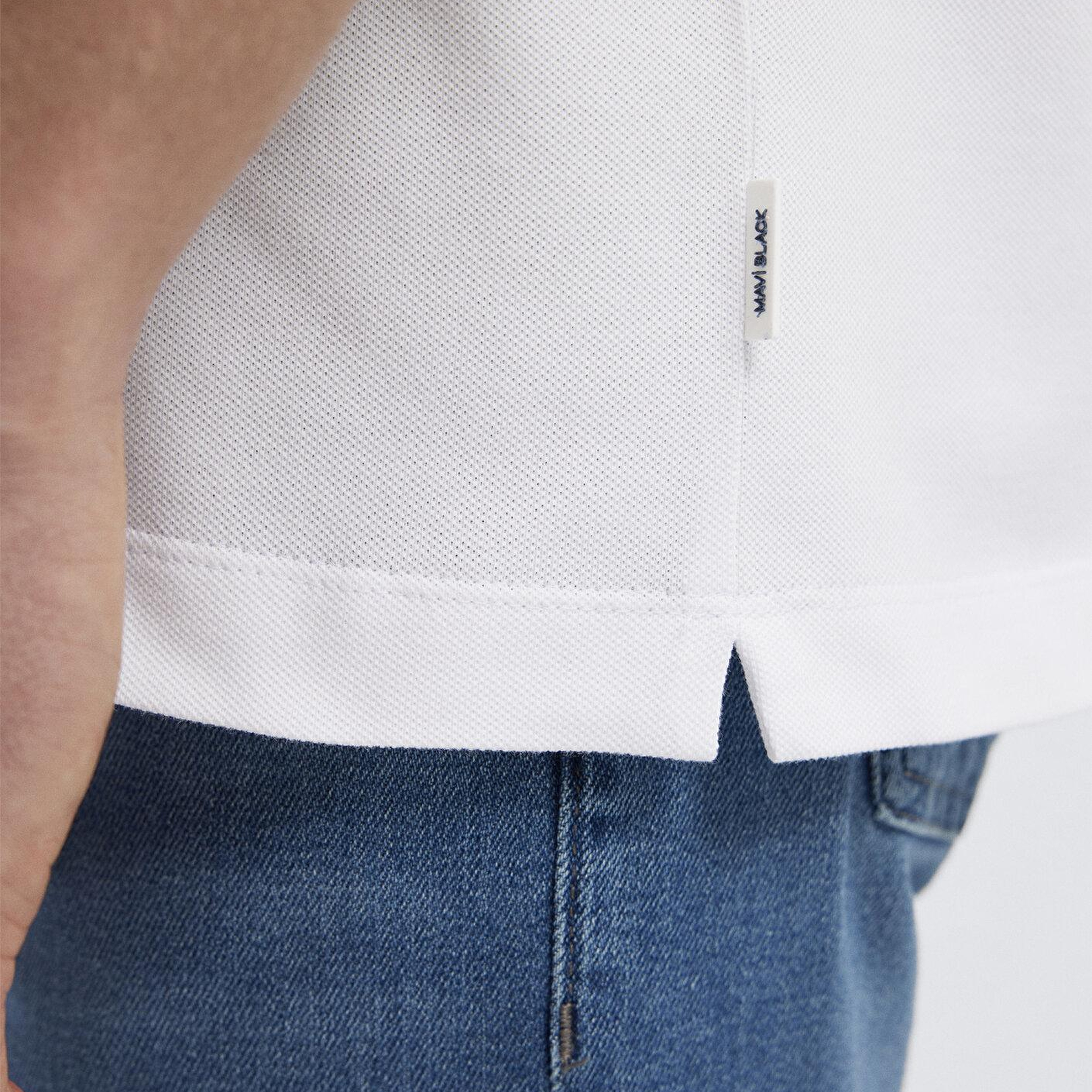 Mavi Beyaz Polo Tişört Regular Fit / Normal Kesim 0613368-620
