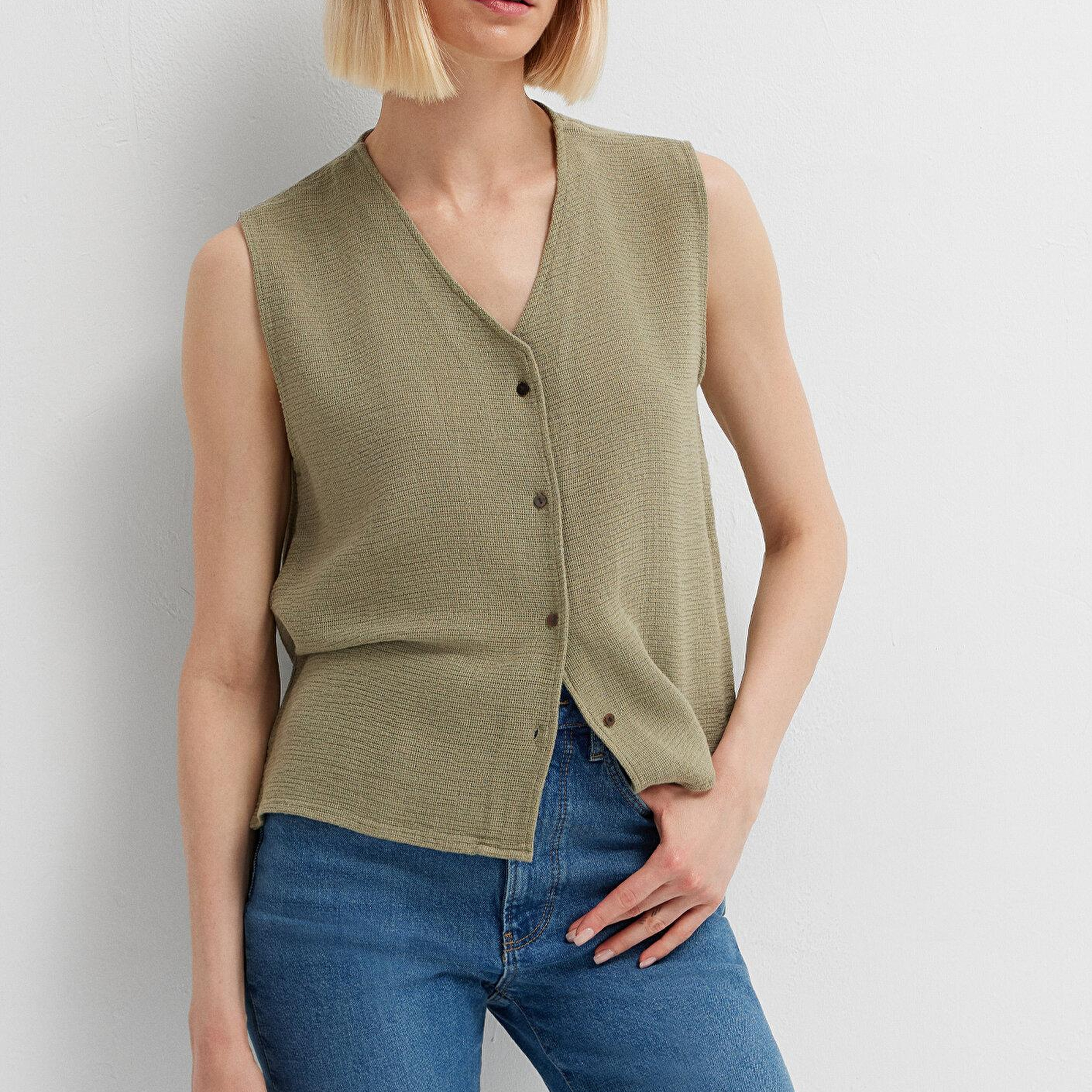 Mavi Yeşil Gömlek Slim Fit / Dar Kesim 1211444-71819
