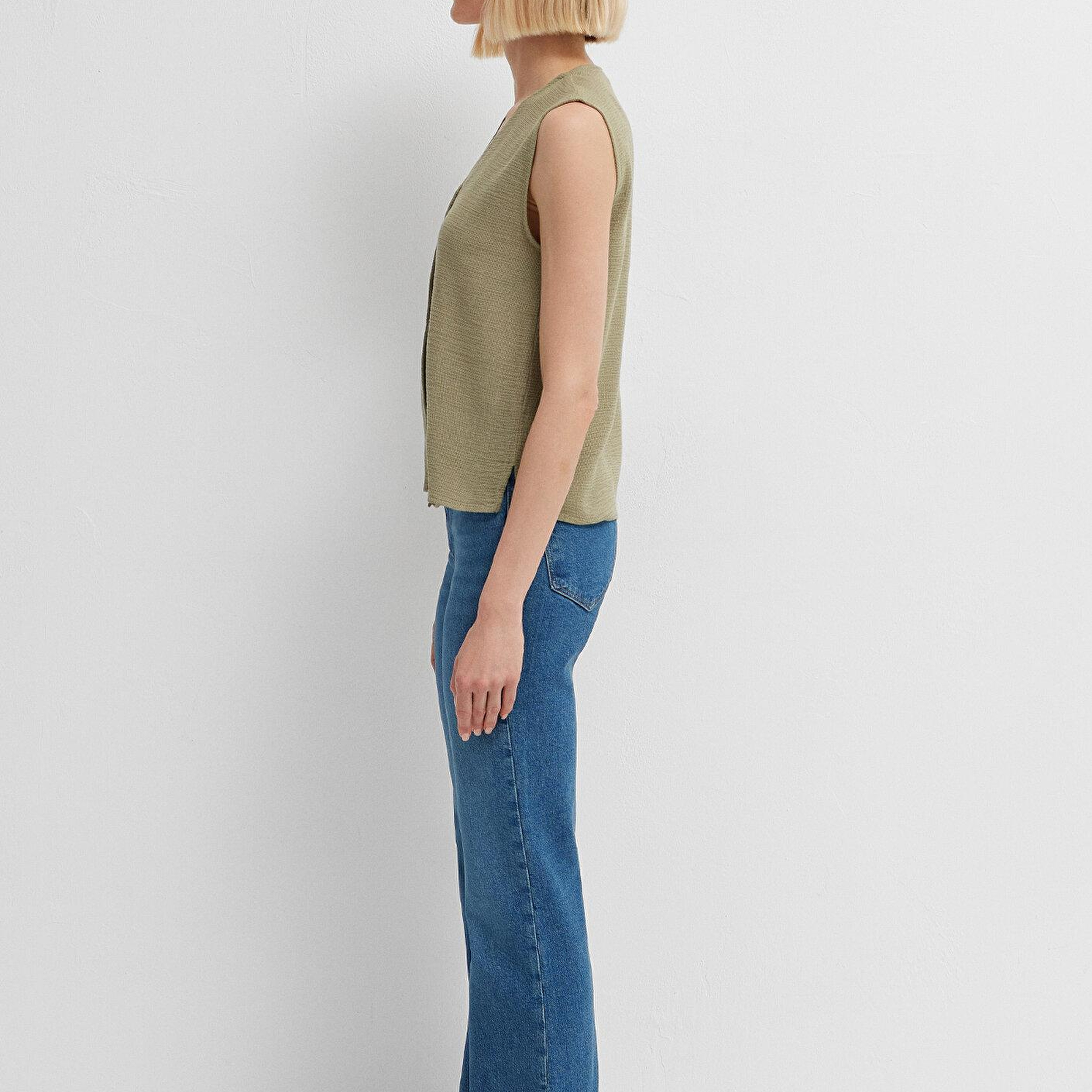Mavi Yeşil Gömlek Slim Fit / Dar Kesim 1211444-71819