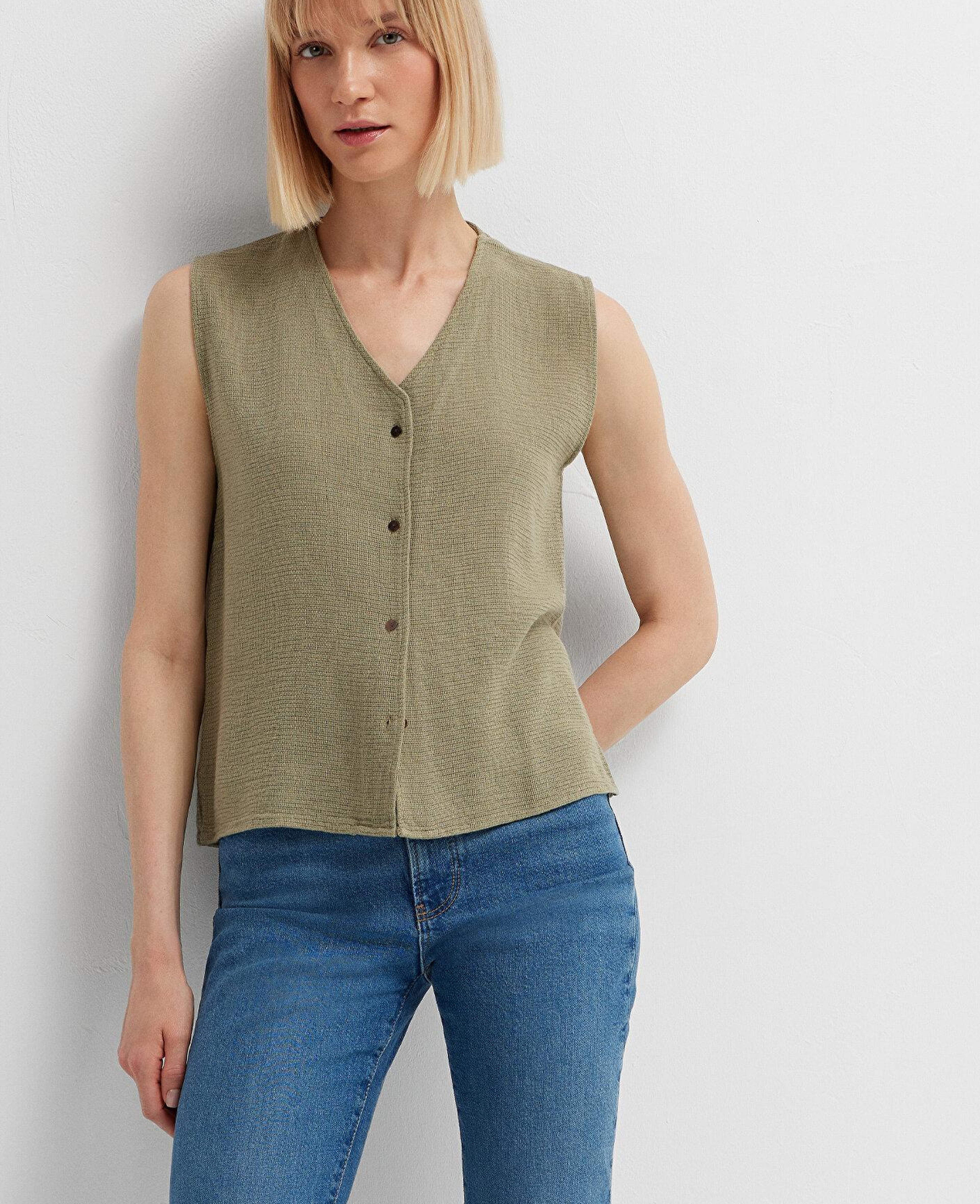 Mavi Yeşil Gömlek Slim Fit / Dar Kesim 1211444-71819