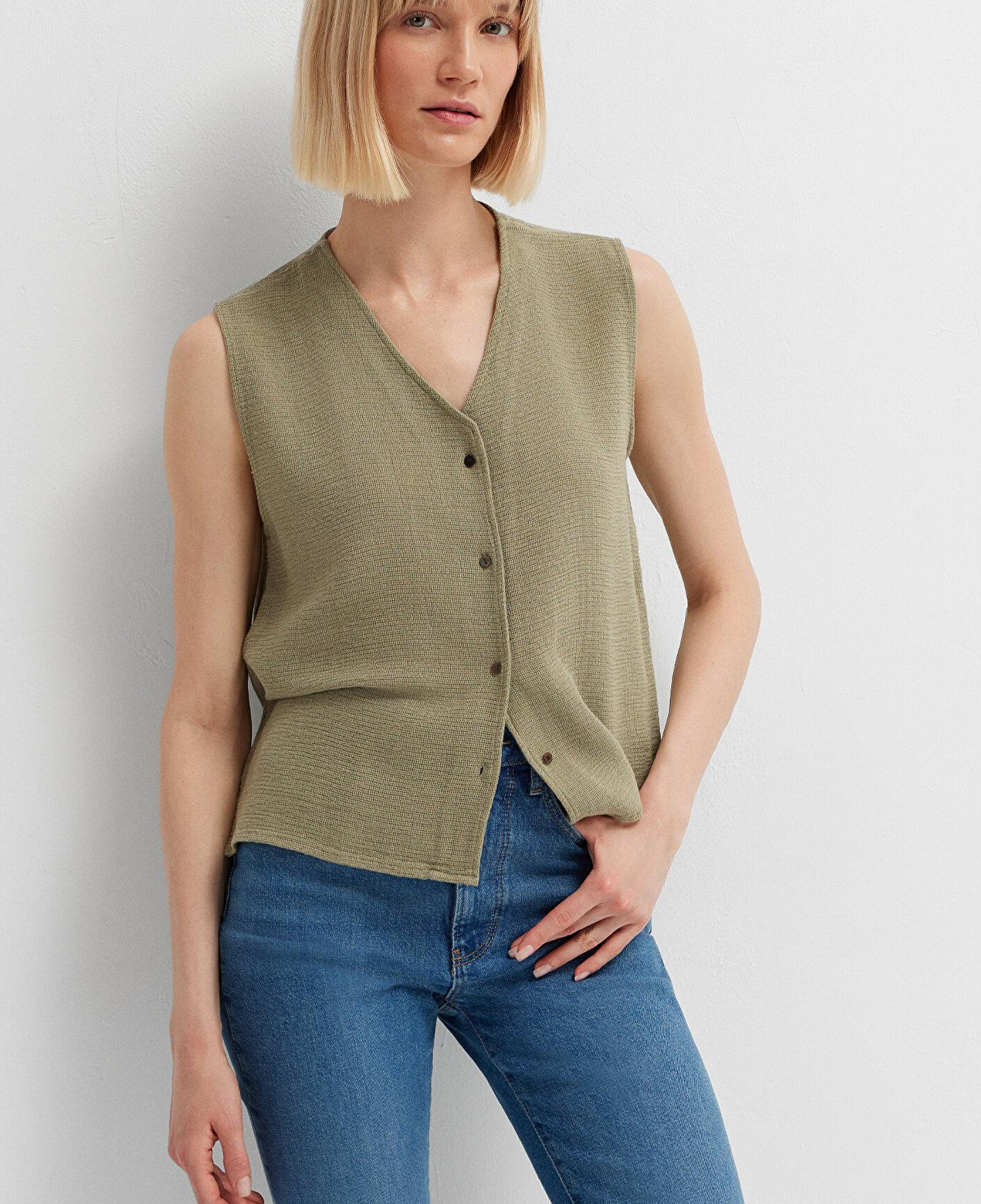 Mavi Yeşil Gömlek Slim Fit / Dar Kesim 1211444-71819