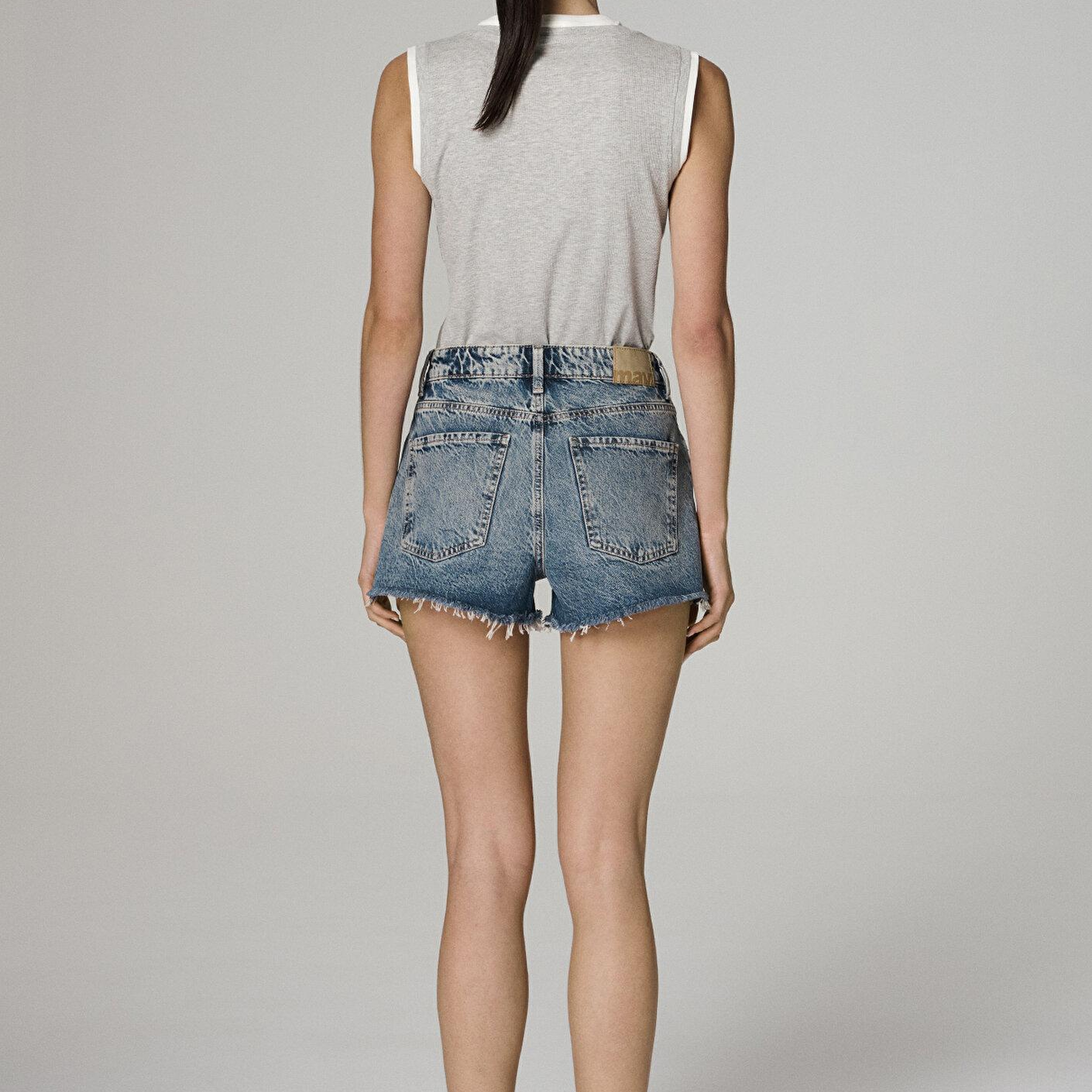 Mavi Tyra 90lar Vintage Indigo Mavisi Jean Şort 1410011-A3188