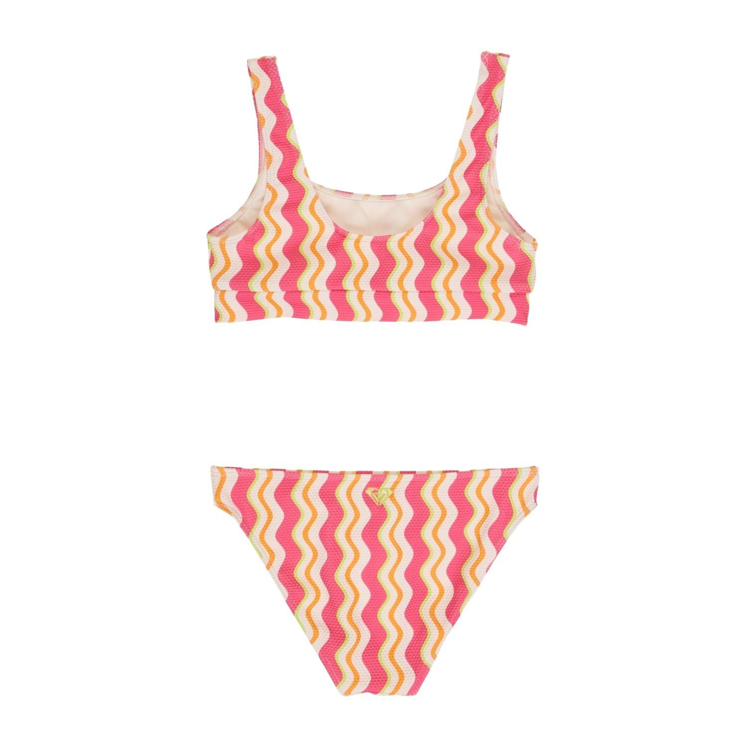 Roxy Bold Waves Kız Çocuk Kırmızı Bikini