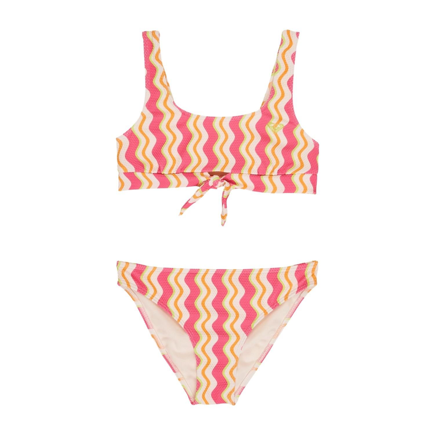 Roxy Bold Waves Kız Çocuk Kırmızı Bikini