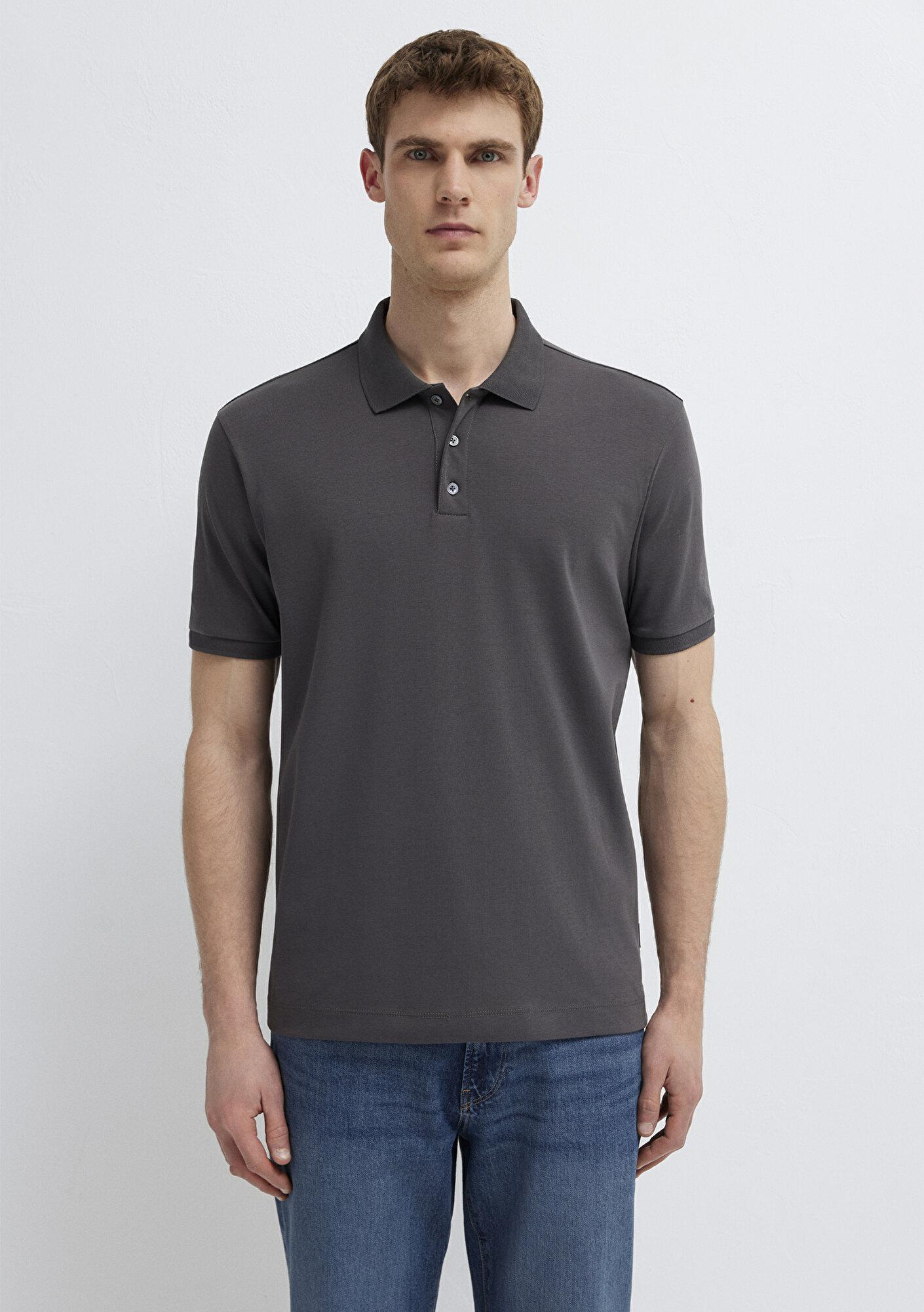 Mavi Antrasit Polo Tişört Regular Fit / Normal Kesim 0613271-80106