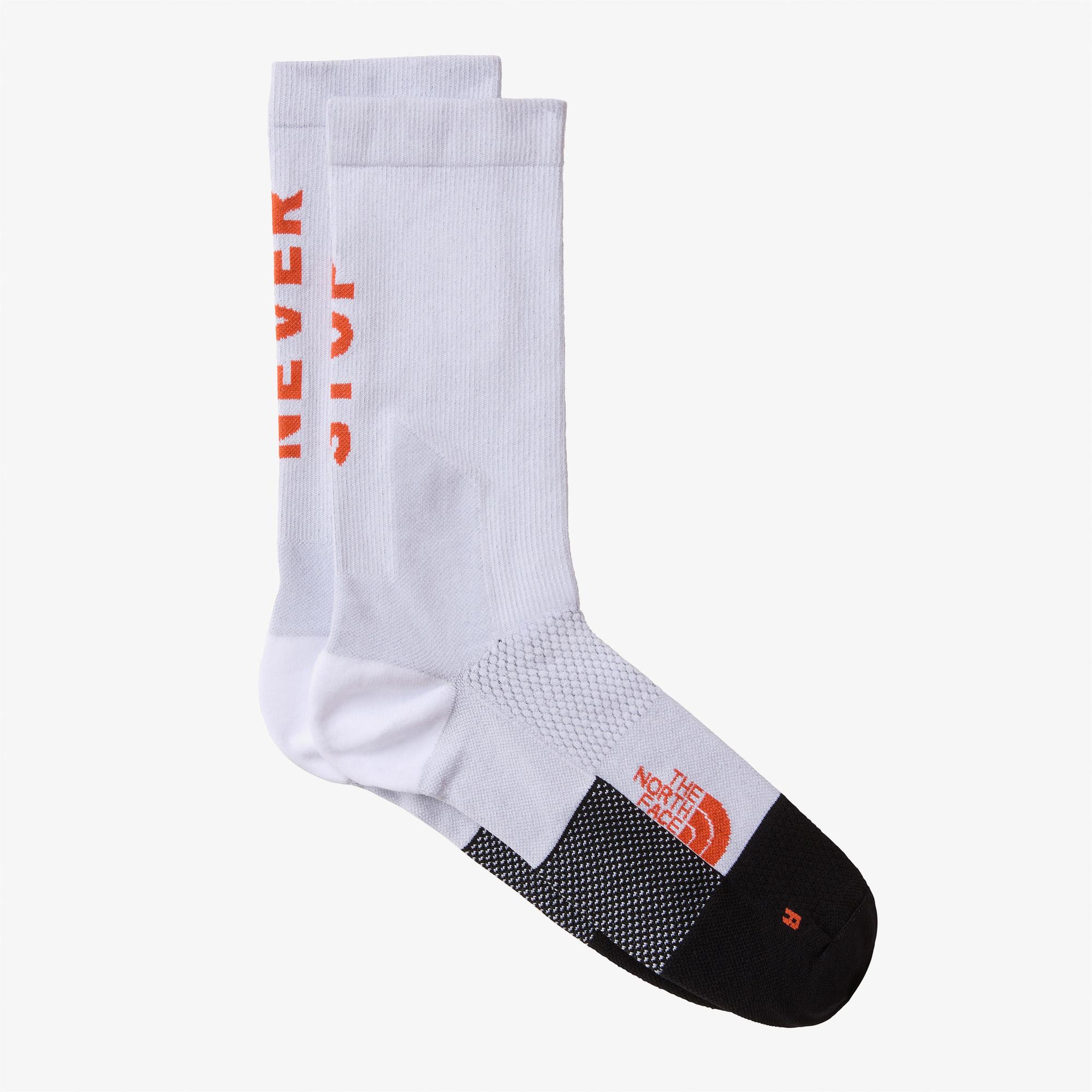 The North Face Never Stop Trail Run Unisex Beyaz Çorap