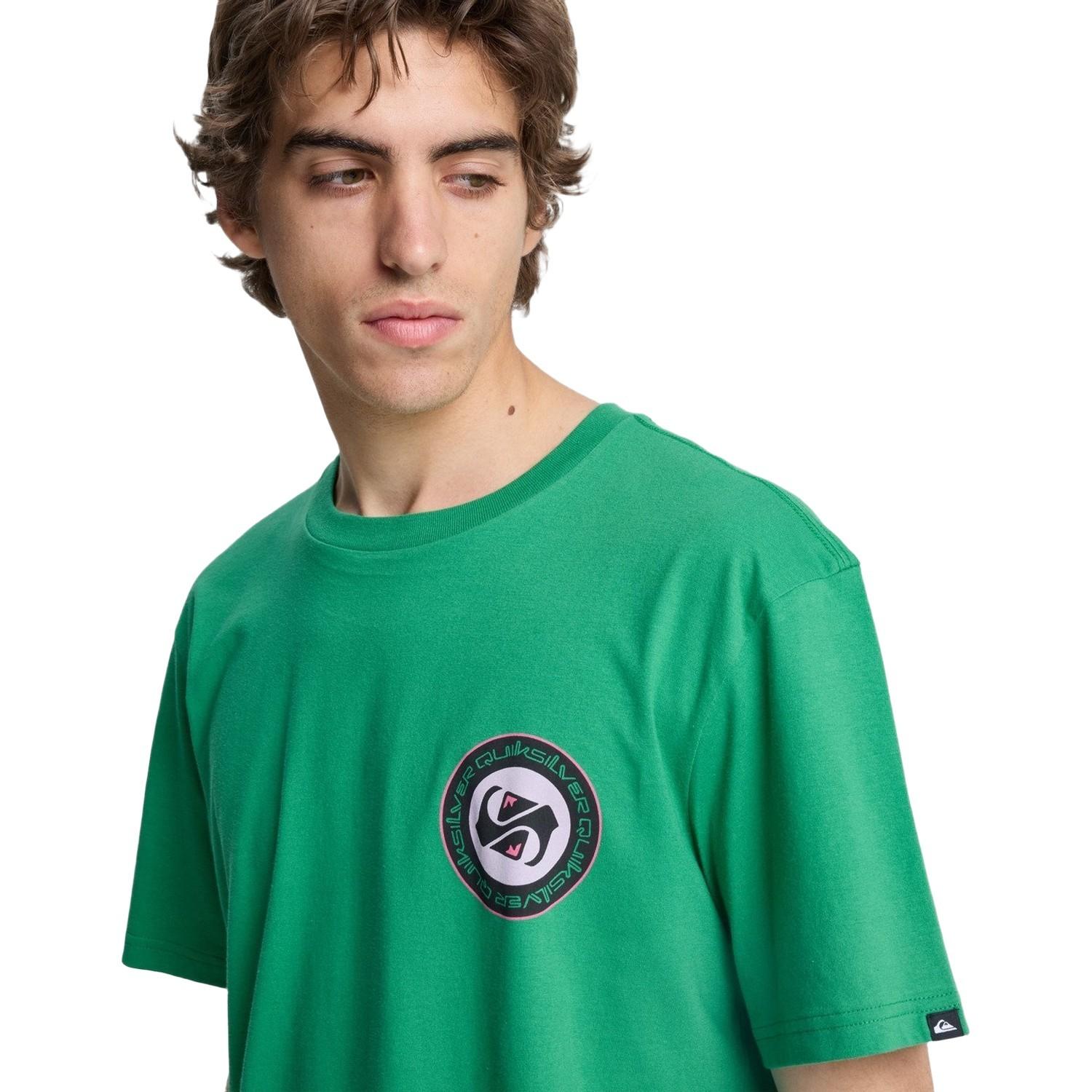 Quiksilver Ev Duality Erkek Yeşil Tişört