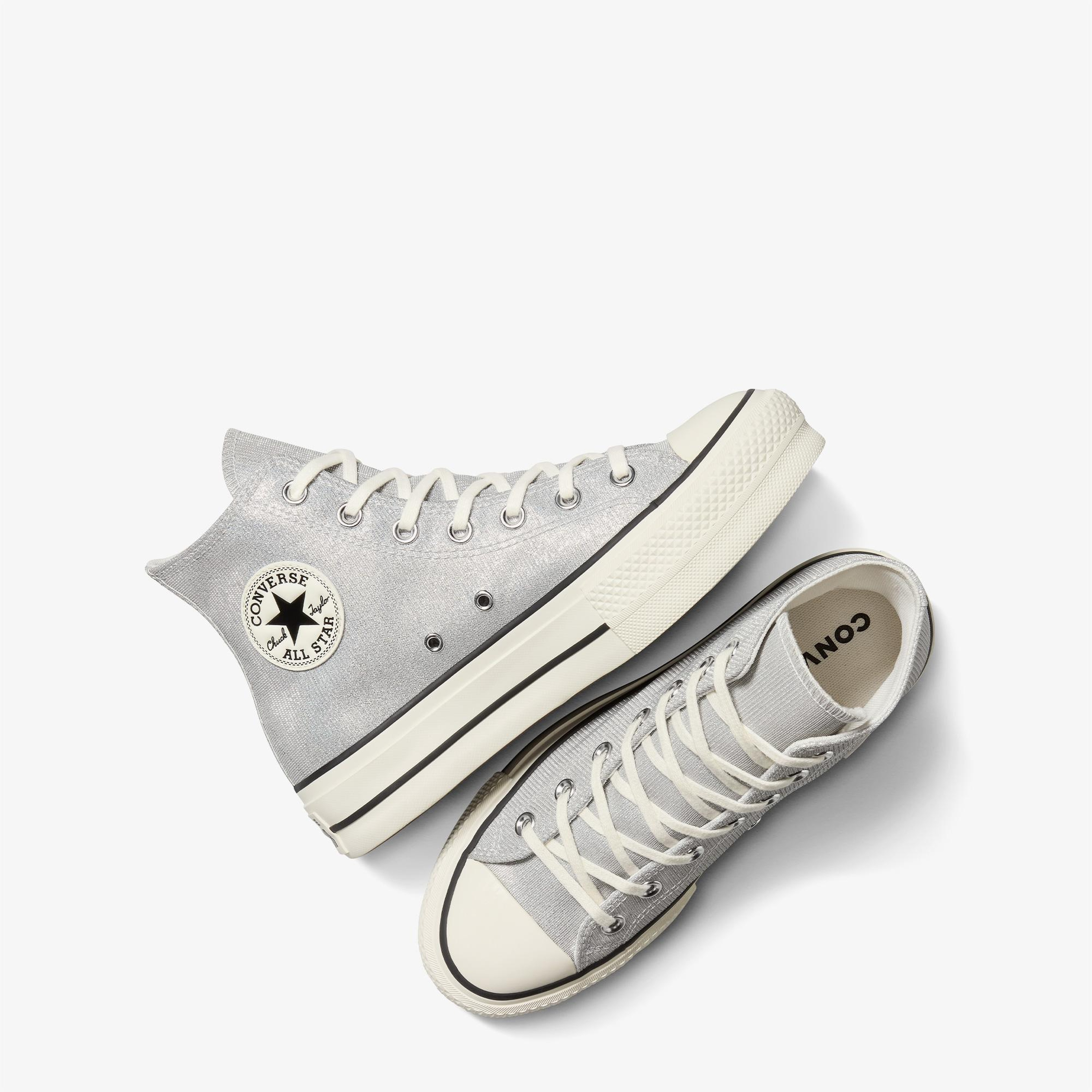 Converse Chuck Taylor All Star Lift Kadın Gri Sneaker