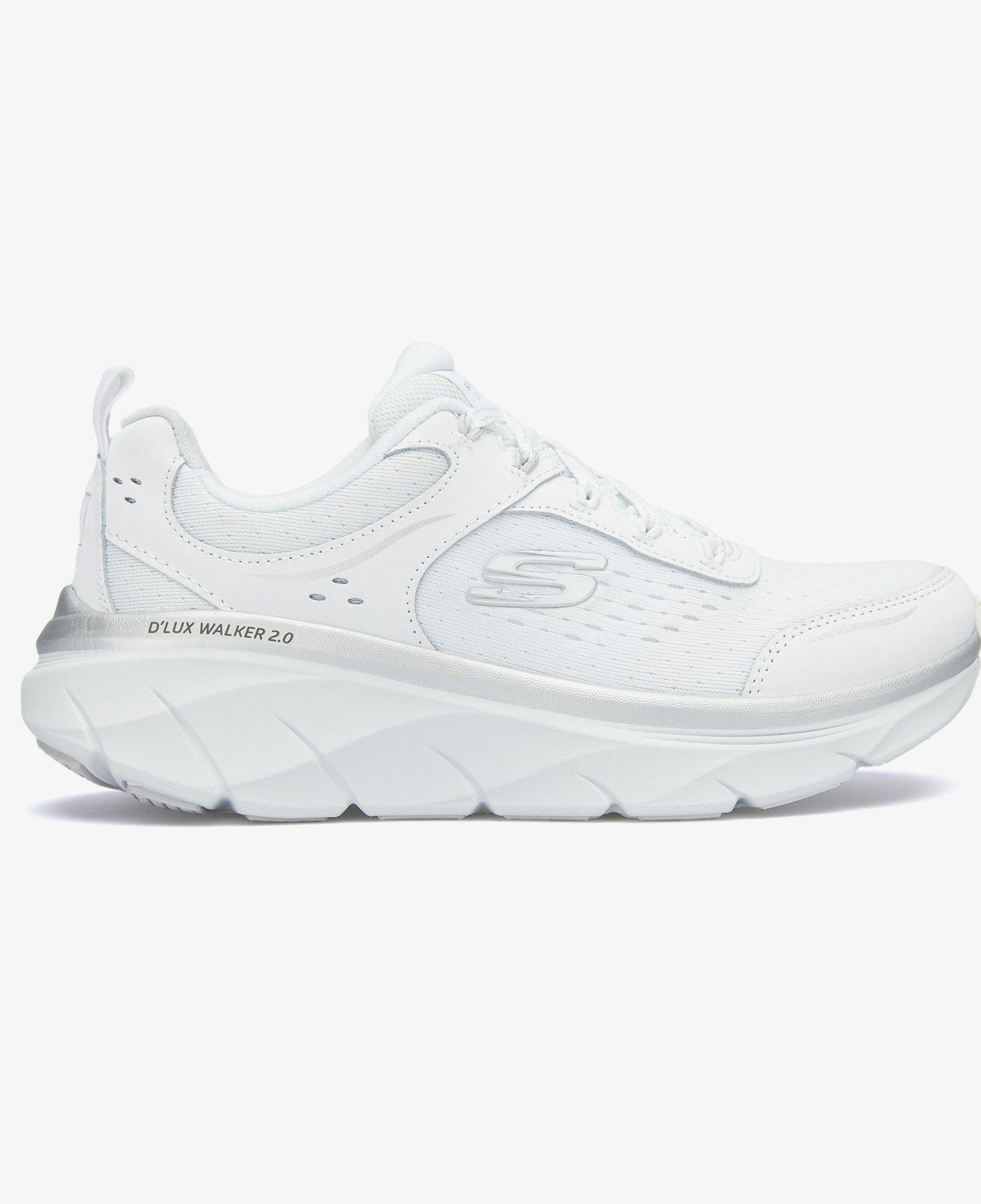 Skechers Dlux Walker 2.0 Gradient Glam Kadın Beyaz Yürüyüş Ayakkabısı
