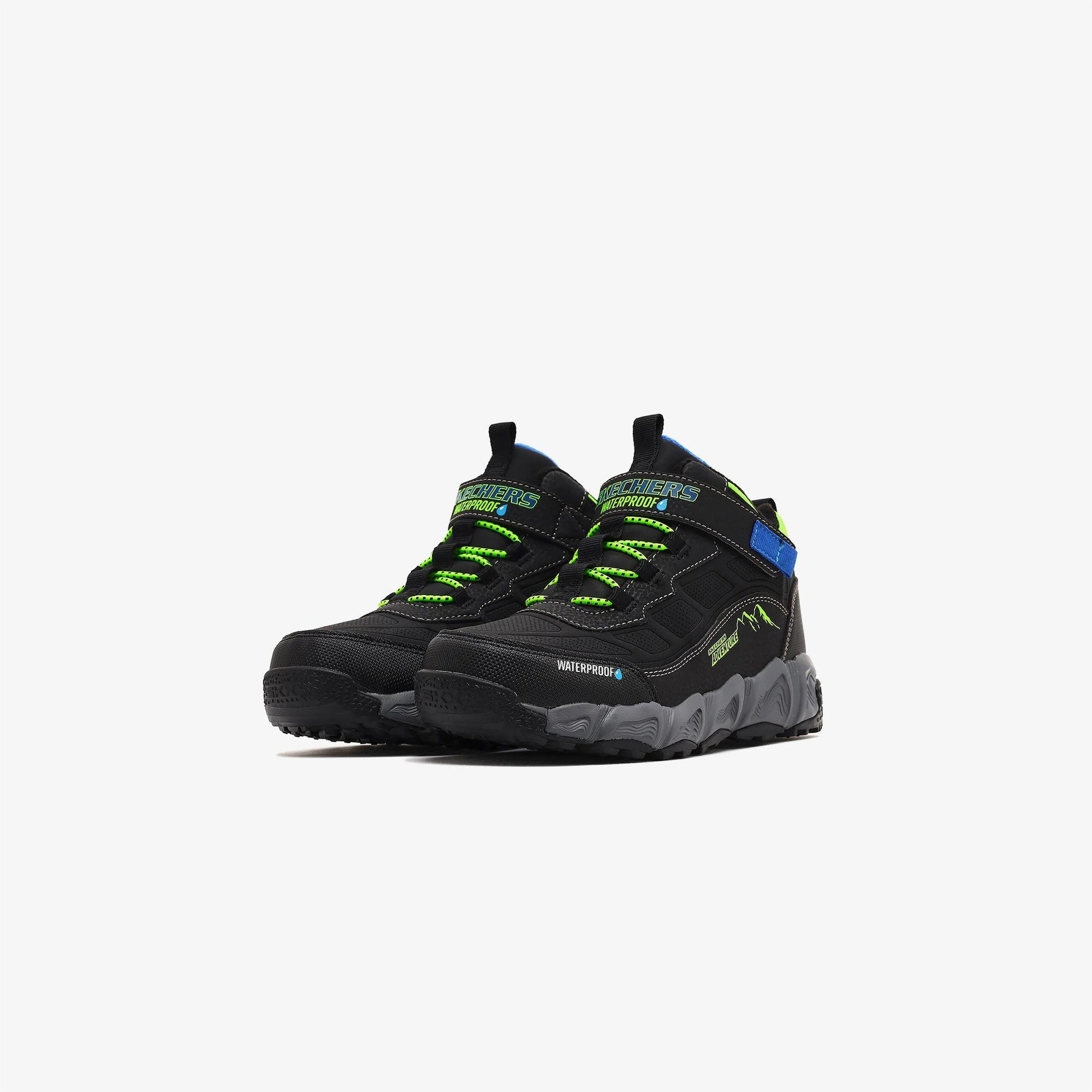 Skechers Velocitrek Çocuk Siyah Spor Ayakkabı