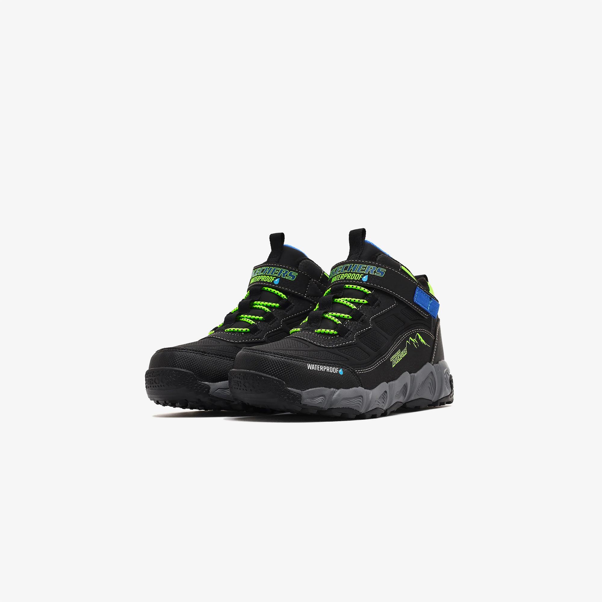 Skechers Velocitrek Çocuk Siyah Spor Ayakkabı