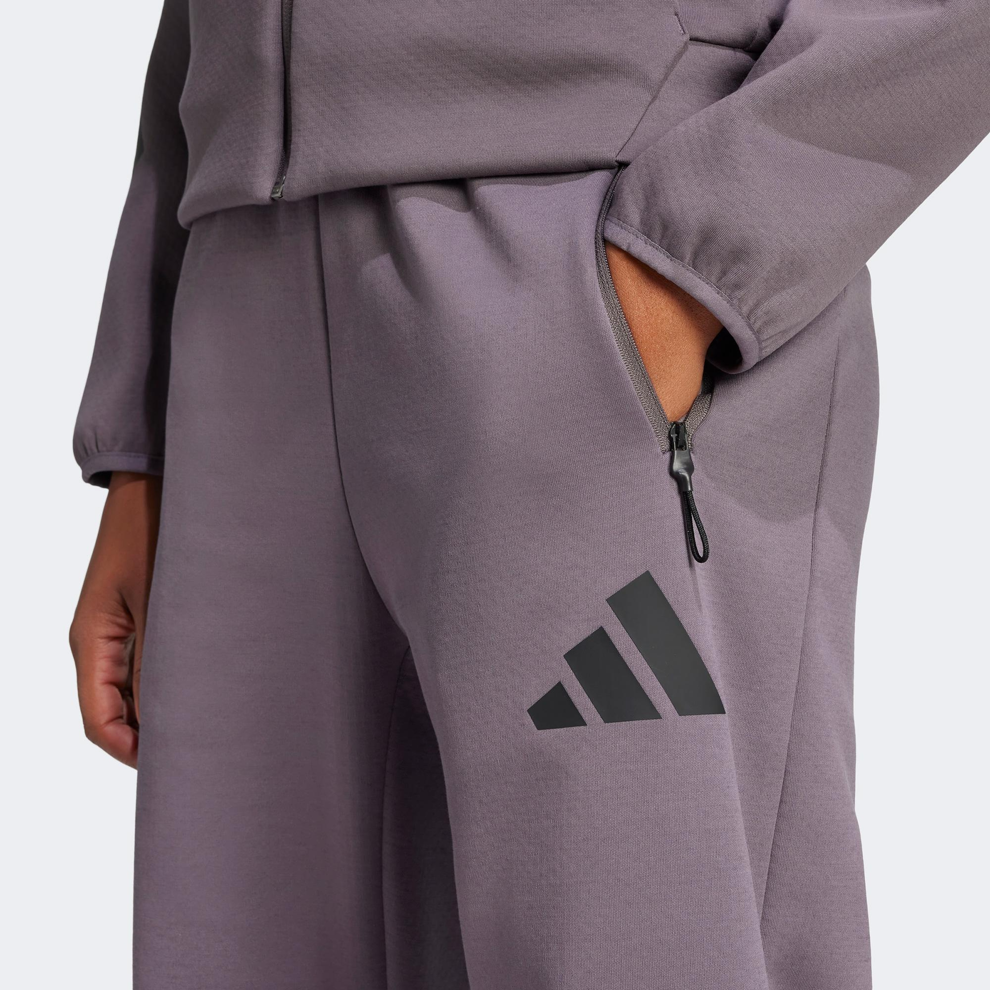 adidas Z.N.E. Barrel Kadın Mor Eşofman Altı