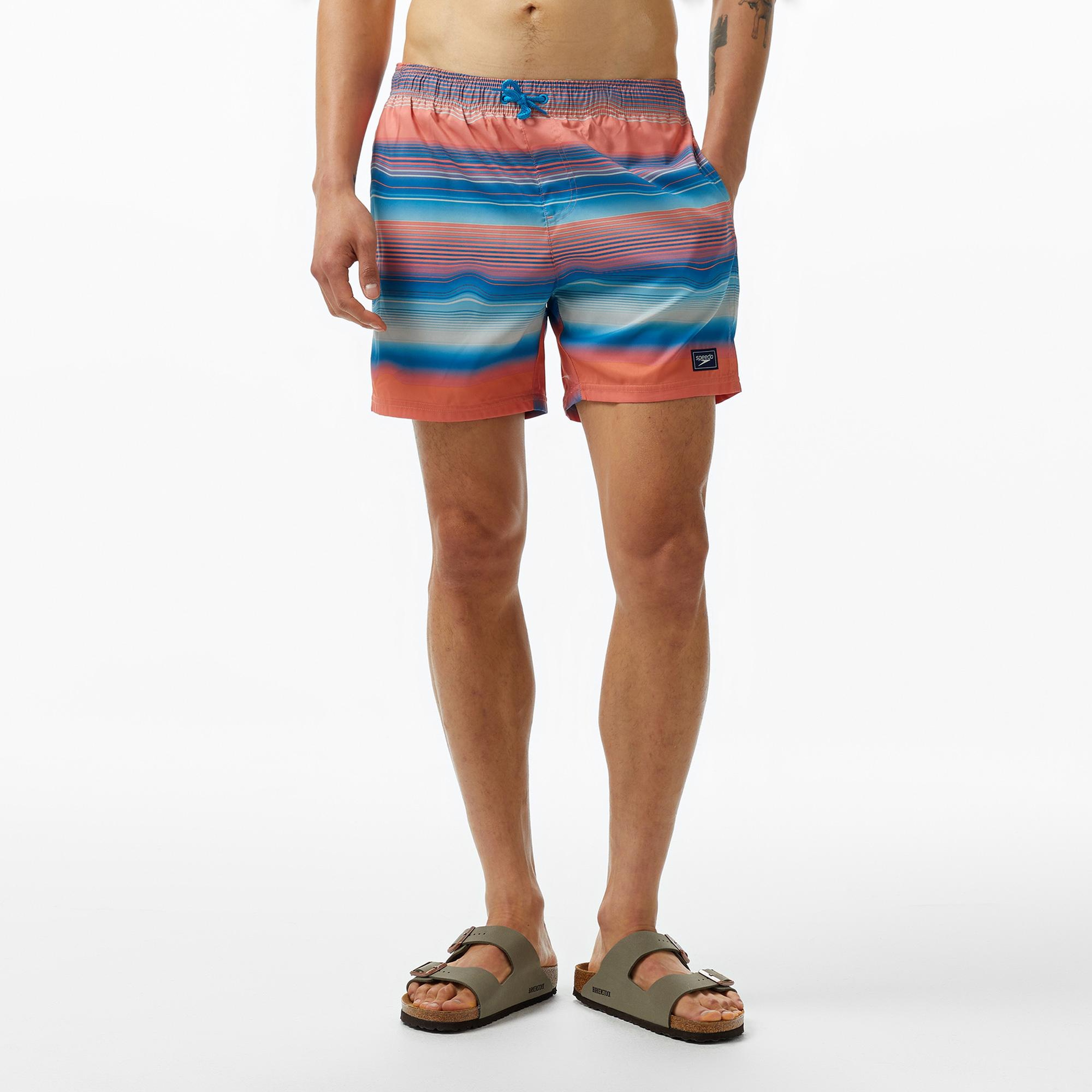 Speedo Placement Leisure 16  Erkek Mavi Deniz Şortu